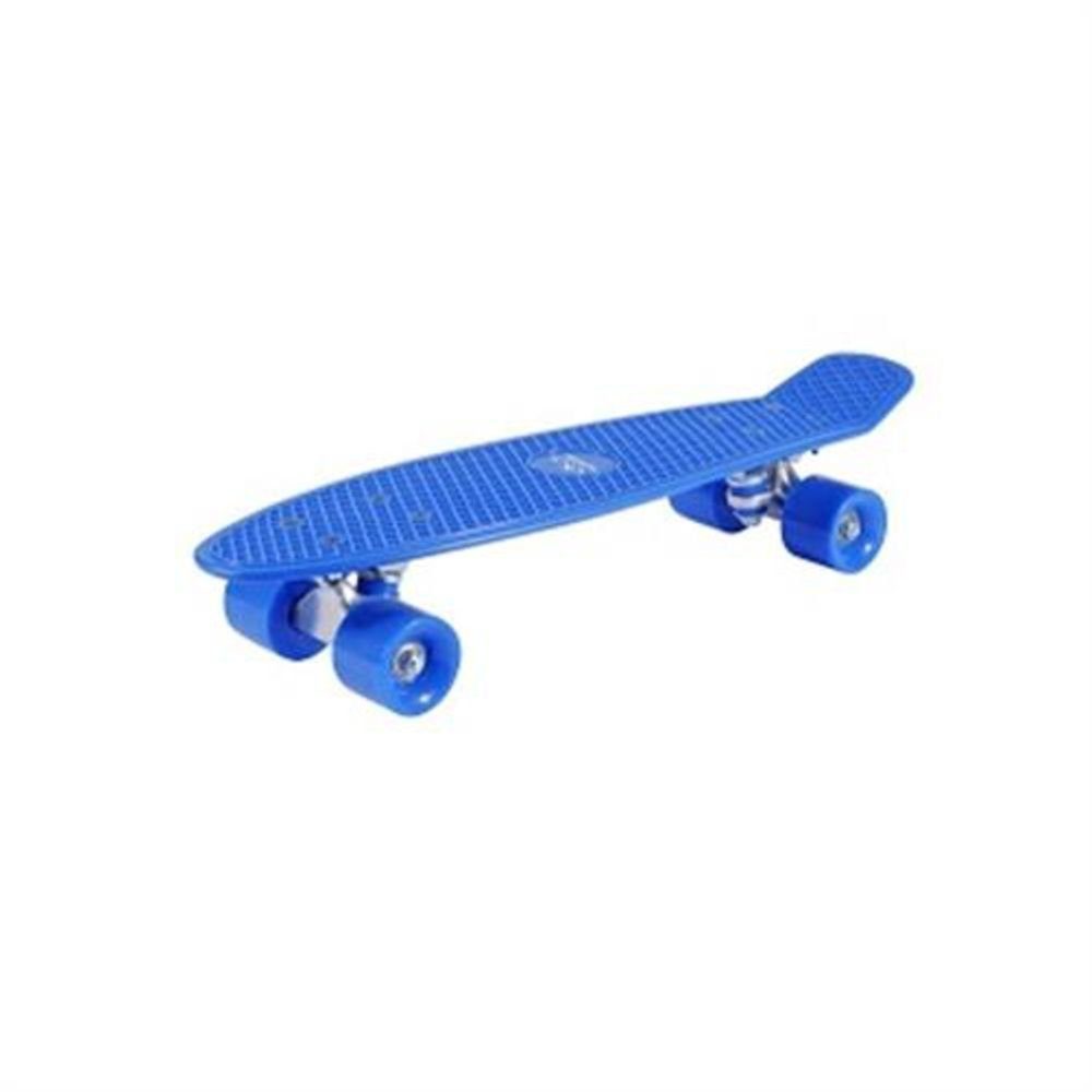 stabil Hudora Skateboard, Skateboard Retro blau flexibel, ABEC 5, und