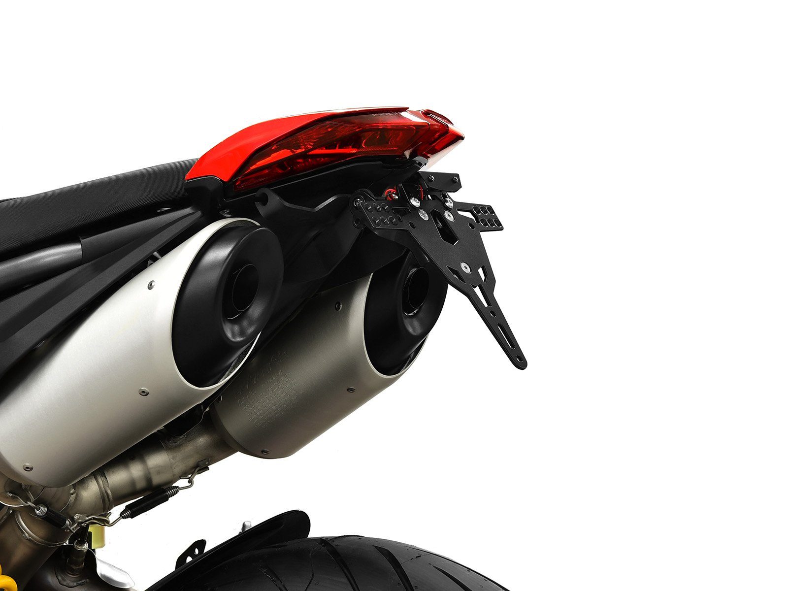 ZIEGER Kennzeichenhalter Pro Kennzeichenhalter kompatibel mit Ducati Hypermotard 950