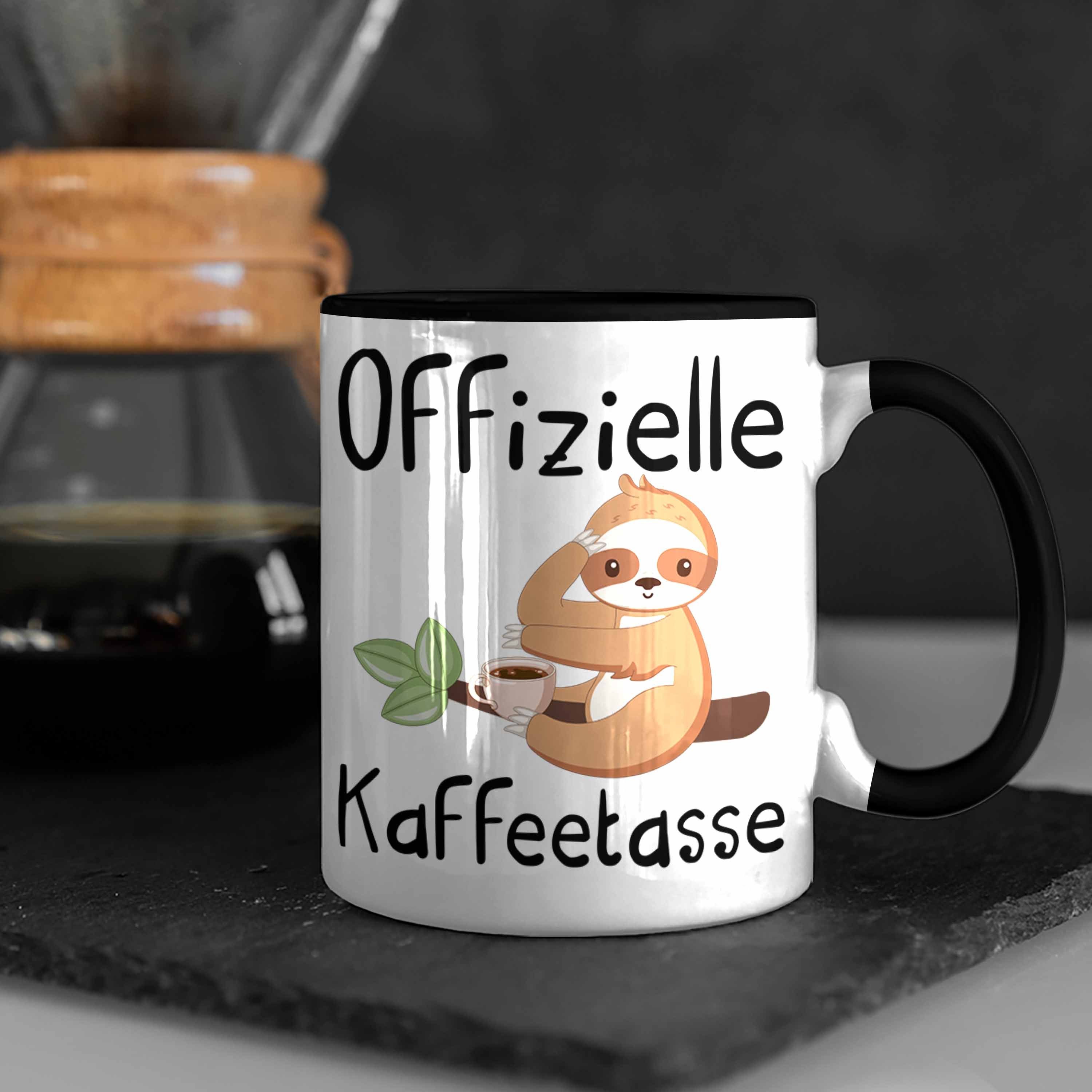 Tasse Offizielle Trendation Kaffeetasse Geschenkidee Geschenk Kaffee-Tass Schwarz Kaffeetrinker
