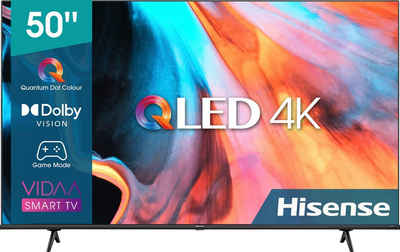 Hisense 50E77HQ QLED-Fernseher (126 cm/50 Zoll, 4K Ultra HD, Smart-TV, HDR10, HDR10+ decoding, HLG, 60Hz Panel, Alexa Built-in, VIDAA Voice)