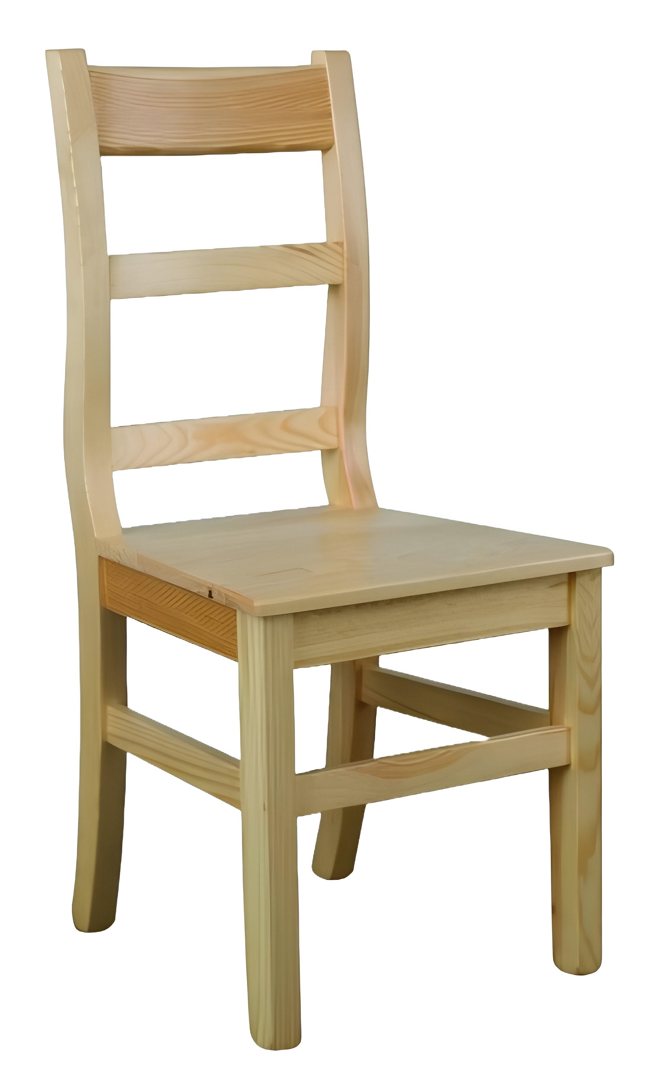 Xlmoebel Holzstuhl Handgefertigter Kiefernholz Stuhl für Esszimmer und Küche, Hergestellt in Europa