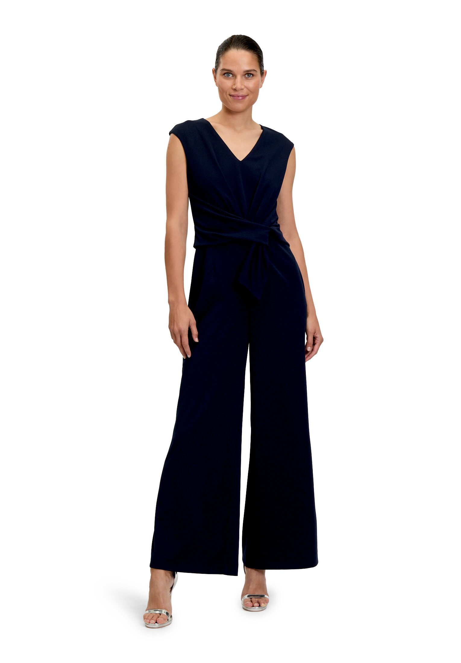 Vera Mont Overall Damen mit weitem Bein (1-tlg) Bunddetail