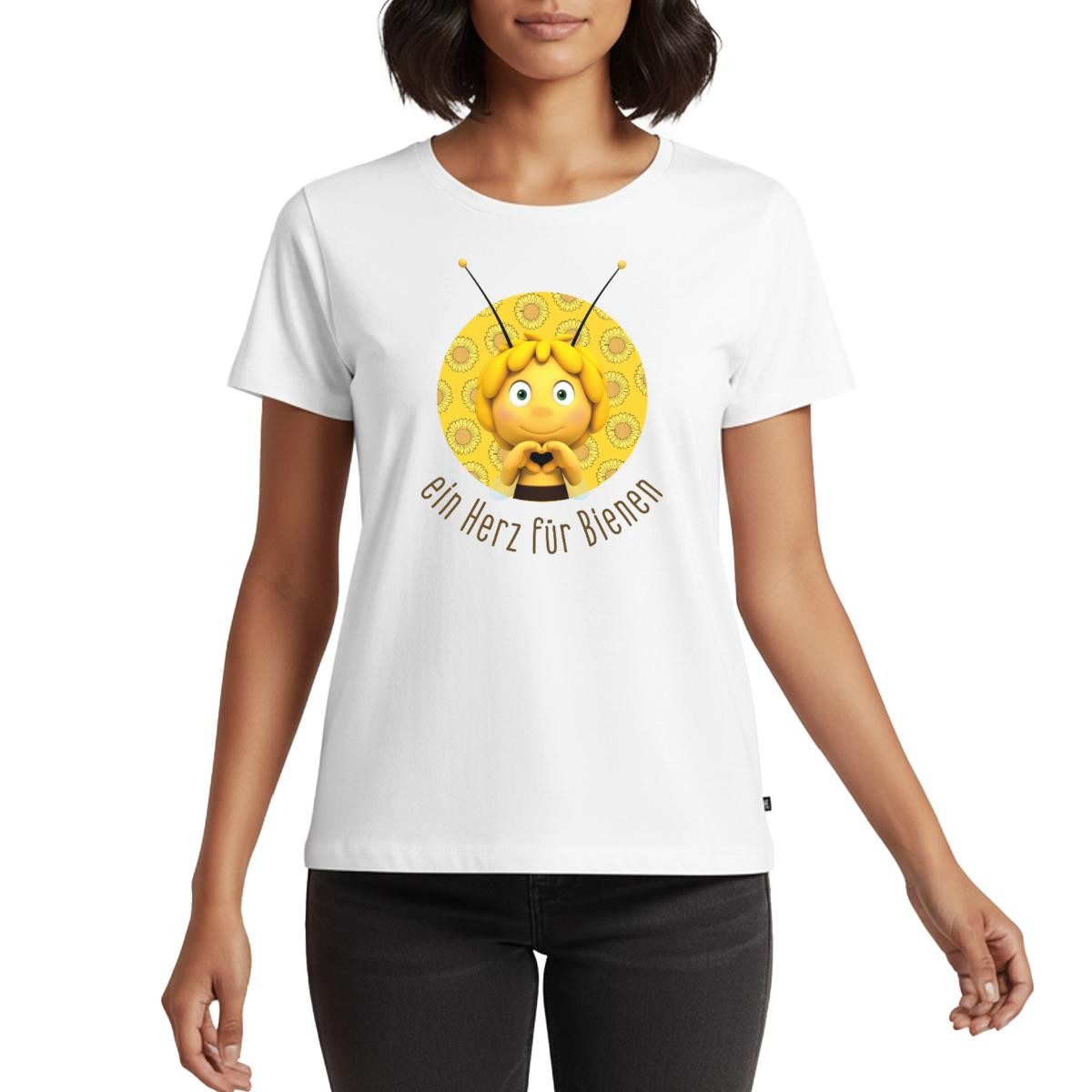 T-Shirt Biene Maja Ein Herz Für Bienen Frauen Premium T-Shirt