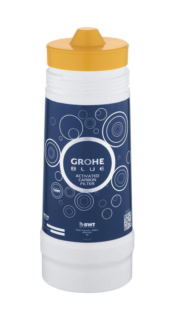 Grohe Wasserfilter Blue Aktivkohlefilter, 3000L Kapazität (40547001)