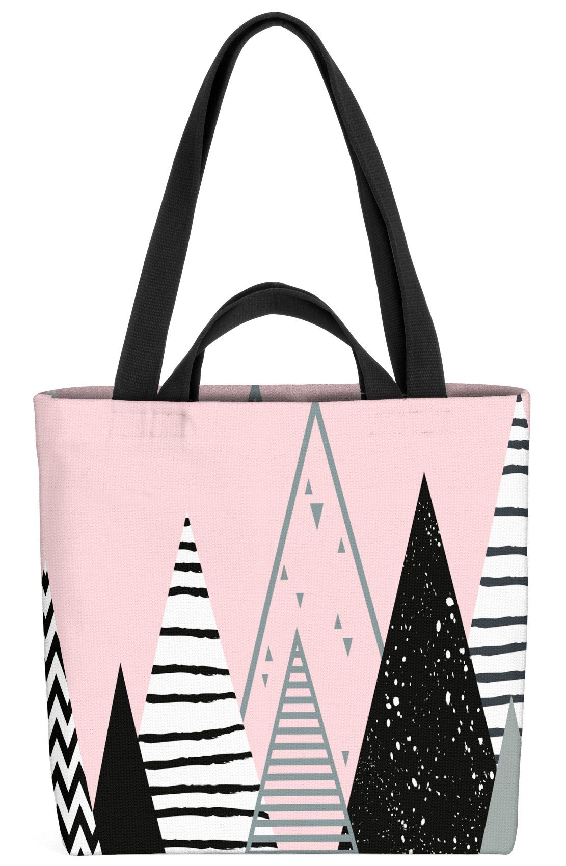 3 (1-tlg), Schweden Weihnachten Winter Skandinavische Wald Henkeltasche Design VOID Bäume Norwegen