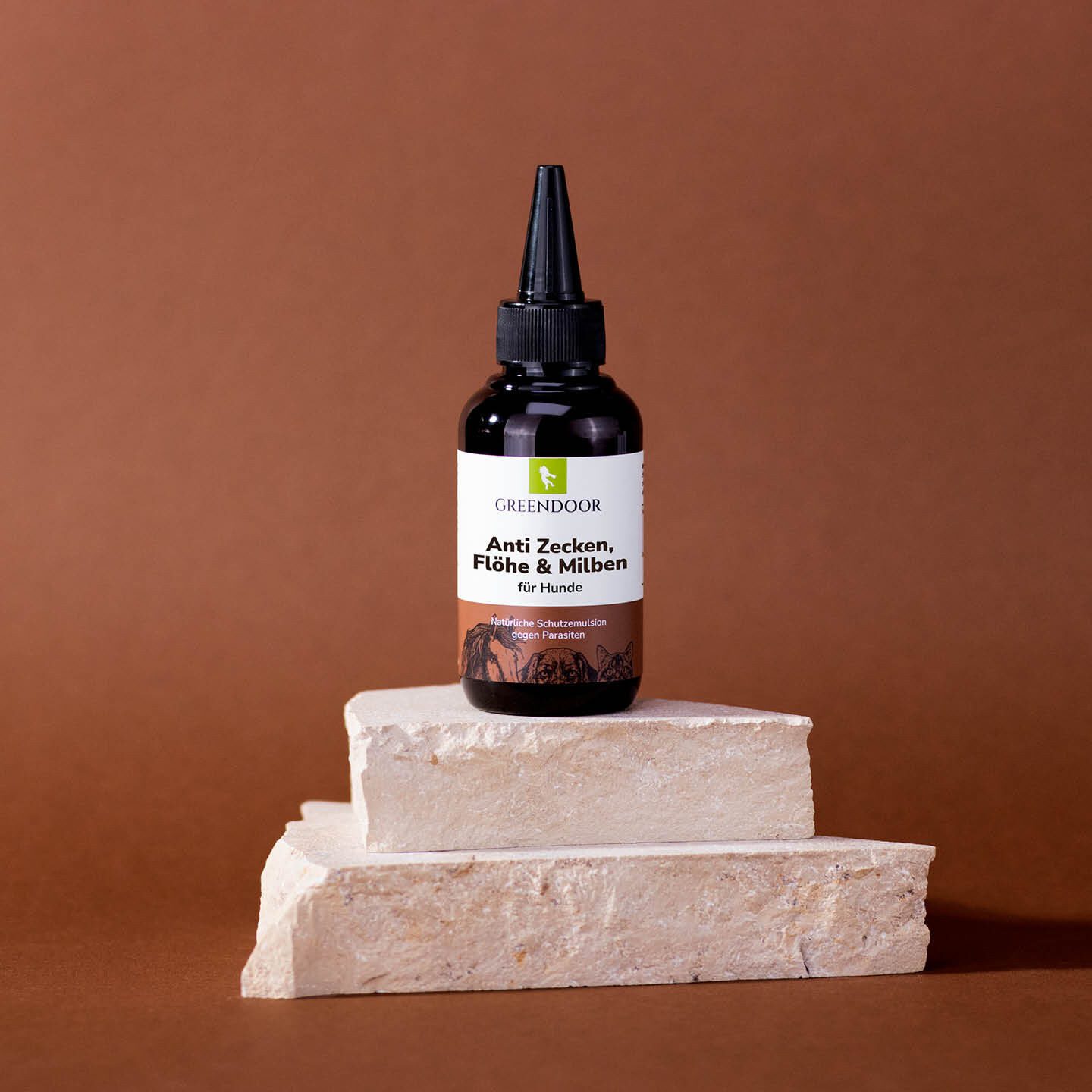 GREENDOOR Fellpflege Anti Zecken, Flöhe und Milbenschutz, 0.1 ml