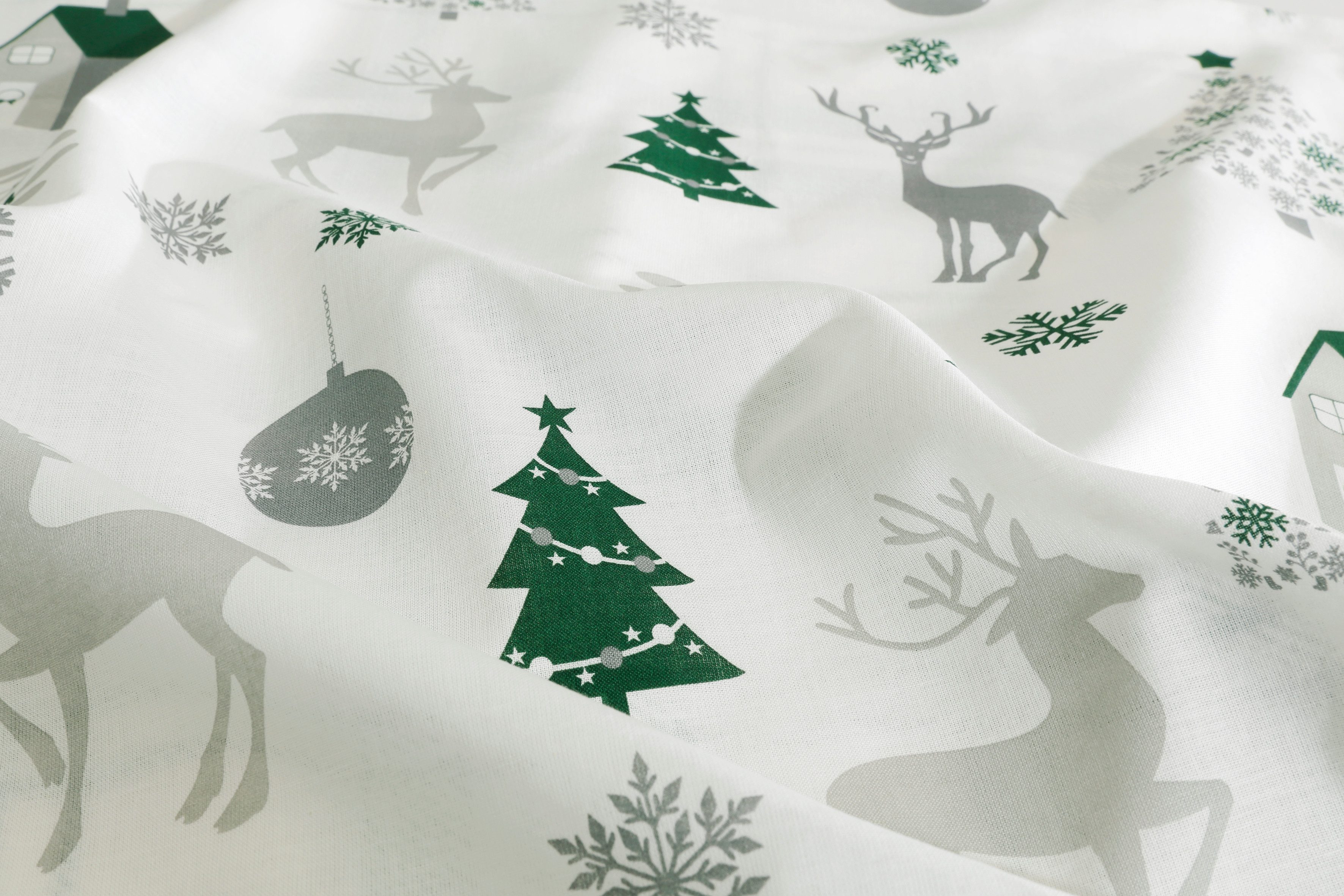 OTTO home Bettwäsche Mikkel, Flanell, 2 teilig, Bettwäsche ab Gr. 135x200 cm,100% Baumwolle, Weihnachten – Bild 5 von 5