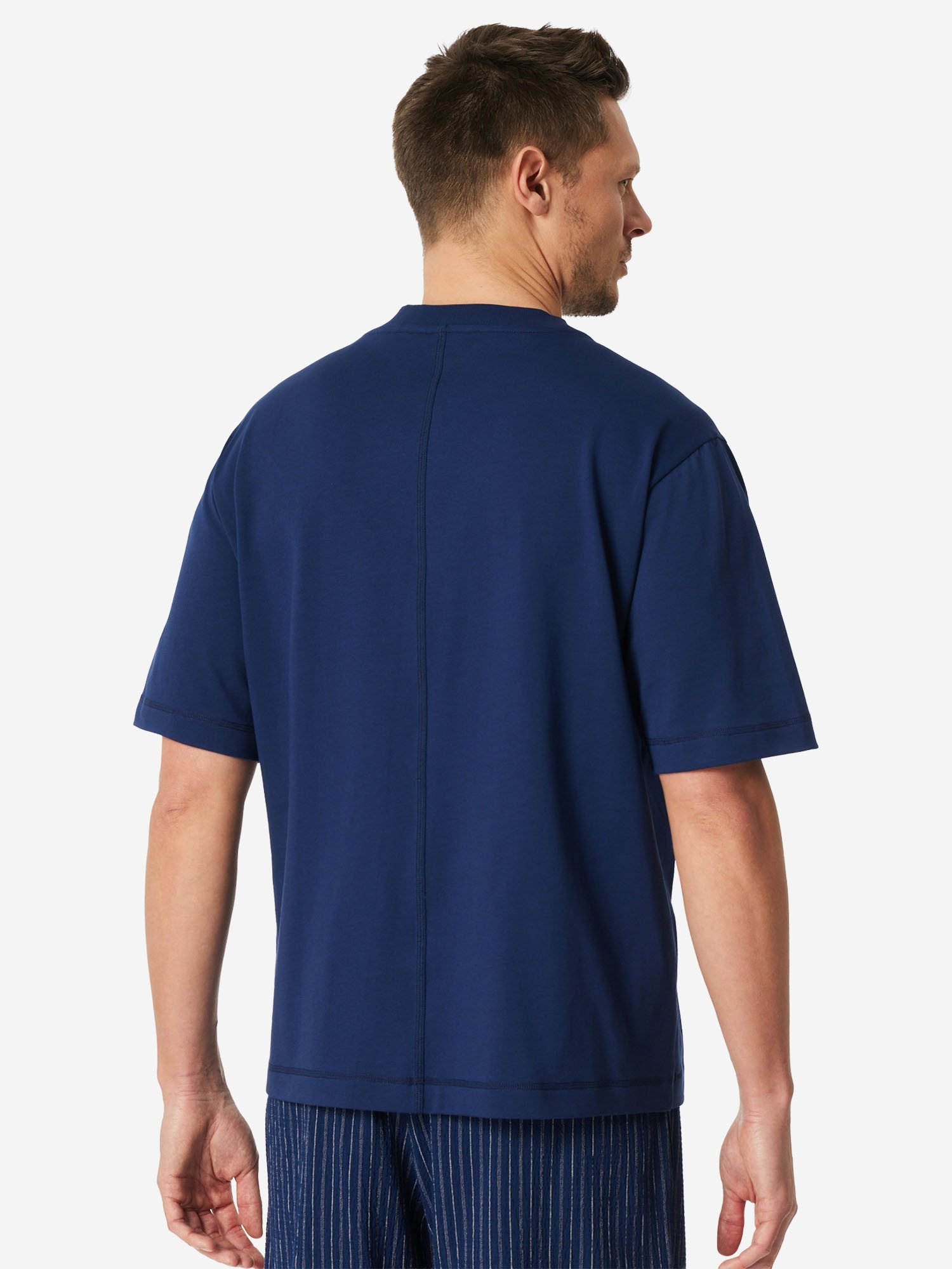 Schiesser Pyjamaoberteil Mix Relax Schlafshirt, Pyjama Shirt, Nachtshirt