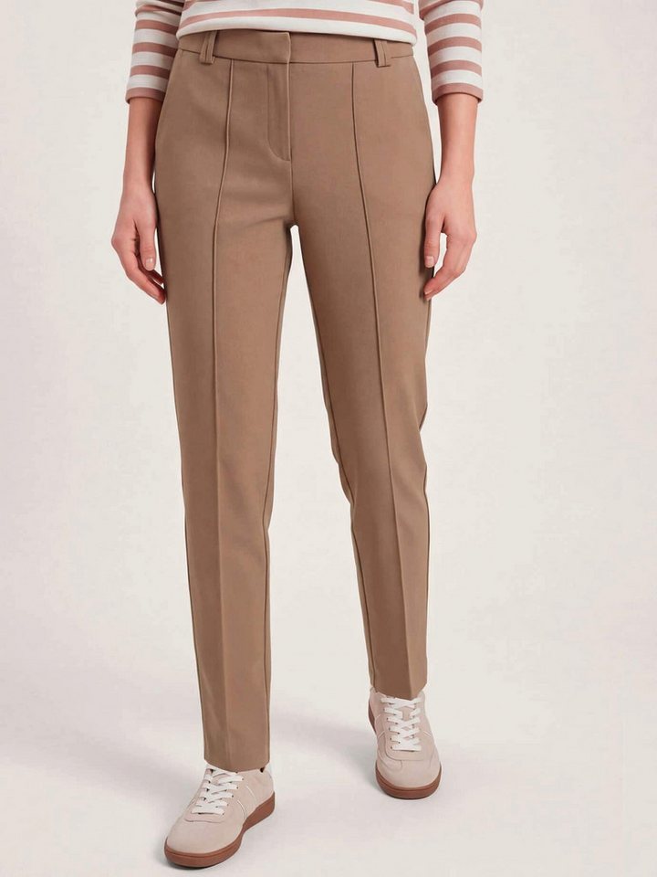 Walbusch Stoffhose Damen Premium Kofferhose knitterarm bügelfrei Regular Fit Damenhose mit bi-elastischem Komfortbund, Sicherheits-Reißverschluss