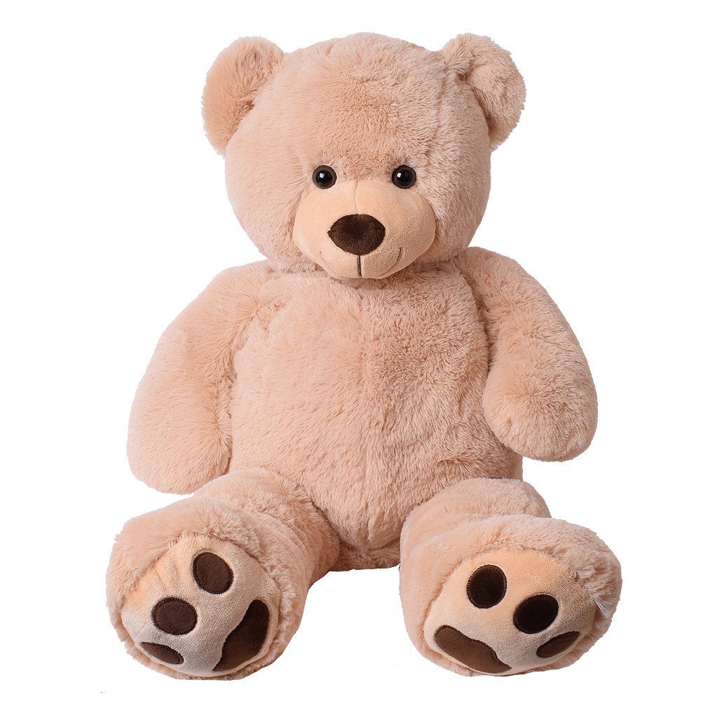 TE-Trend Kuscheltier Teddybär 100cm XXL Riesen Teddy Plüschtier Stofftier (1-St), flauschiger Teddybär in Großformat
