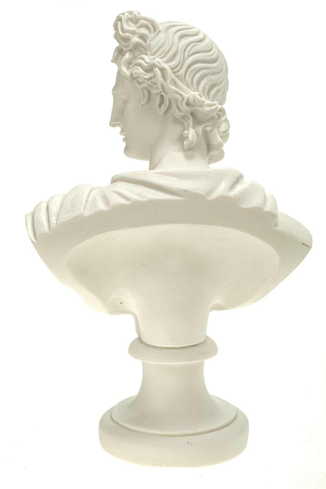 des Schatzkiste Kremers Alabaster Büste Figur Apollon Dekofigur