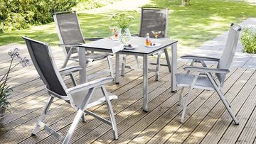 KETTLER Klappstuhl Kettler Forma II Multipositionssessel Aluminium/Outdoorgewebe (1)