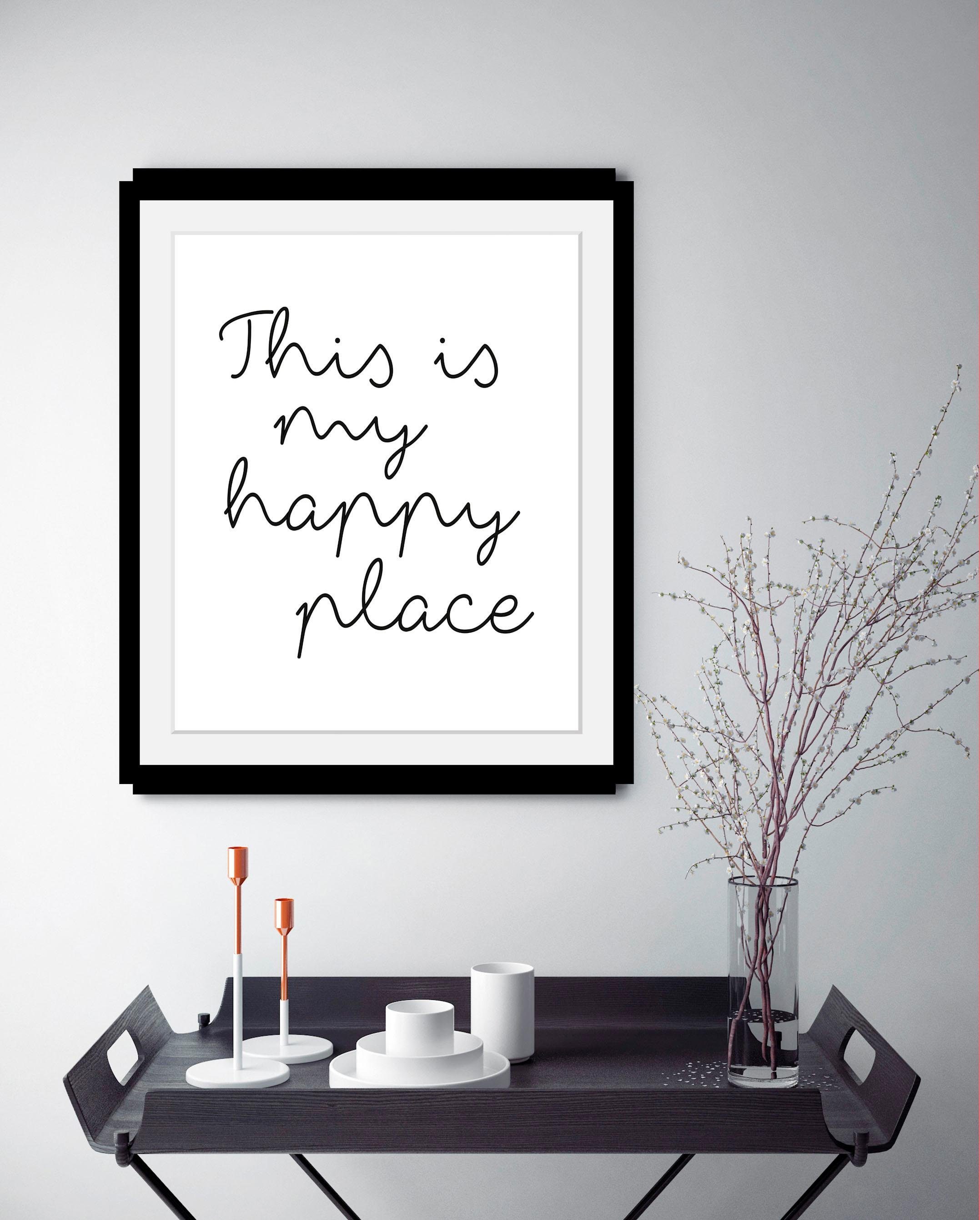 queence Bild happy place, Fashion, Frau, günstig online kaufen