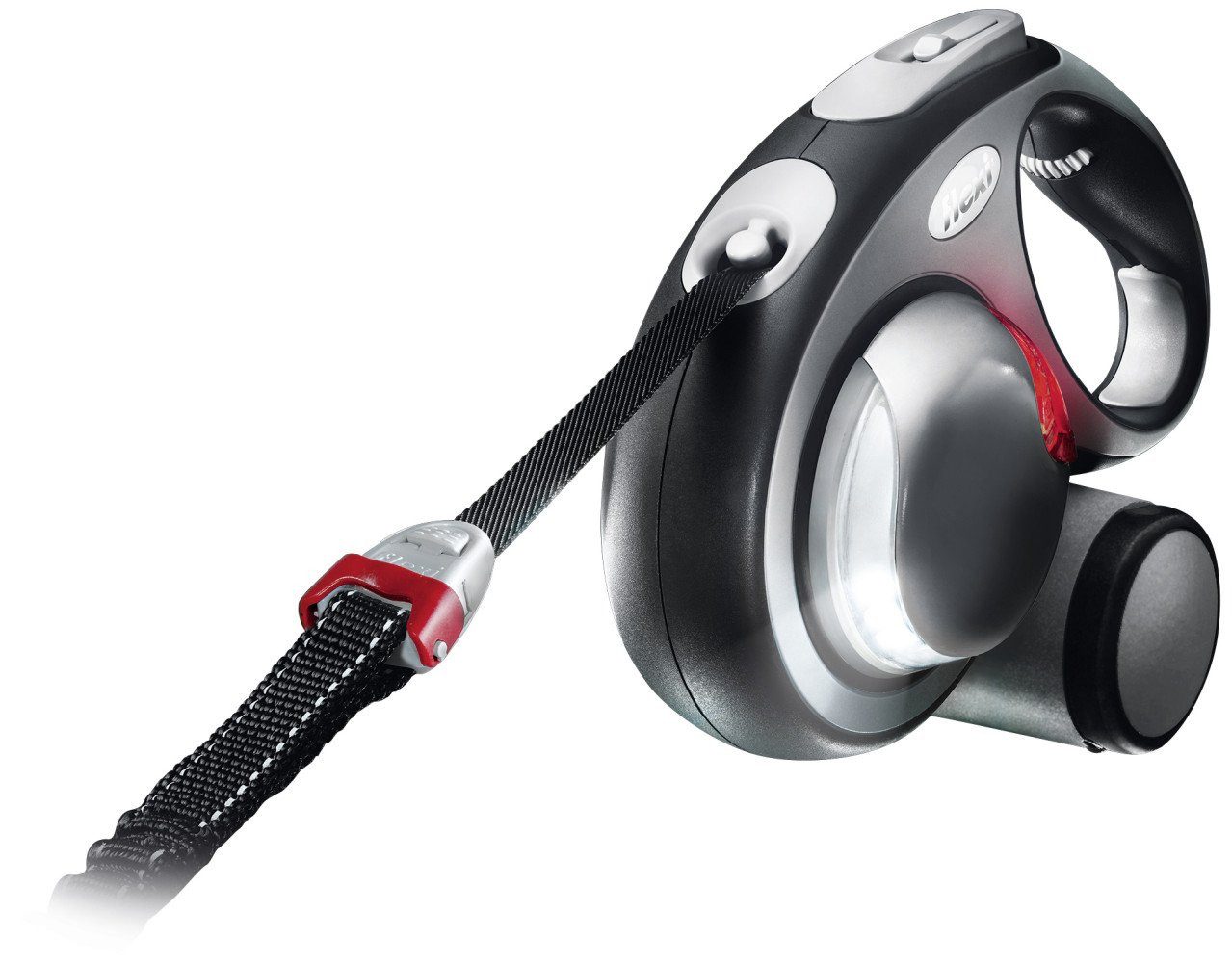 flexi Hundeleine Flexi LED Lighting System für Flexi Leinen schwarz, Kunststoff