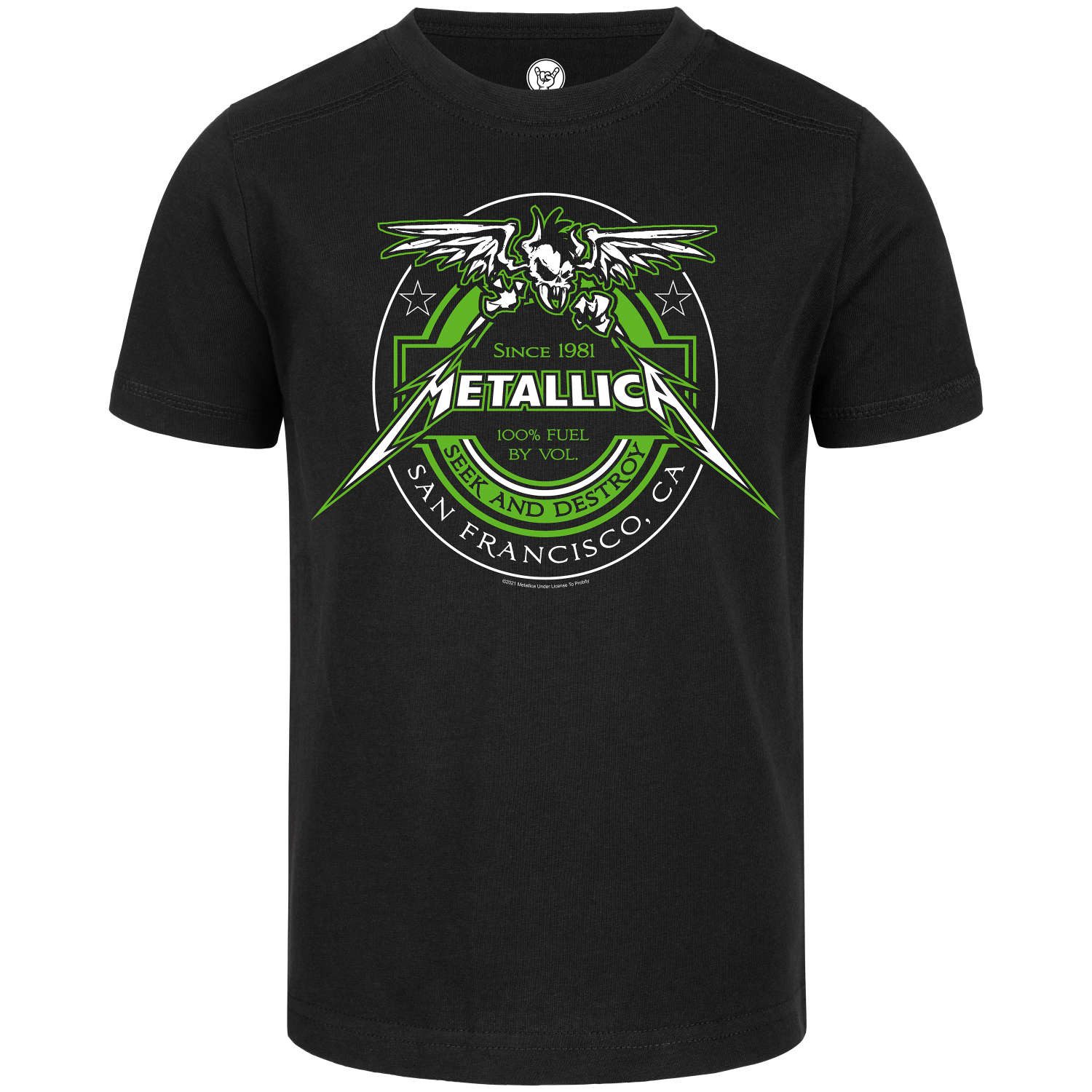 Metal Kids T-Shirt mit Metallica (Fuel) Druck für Kinder
