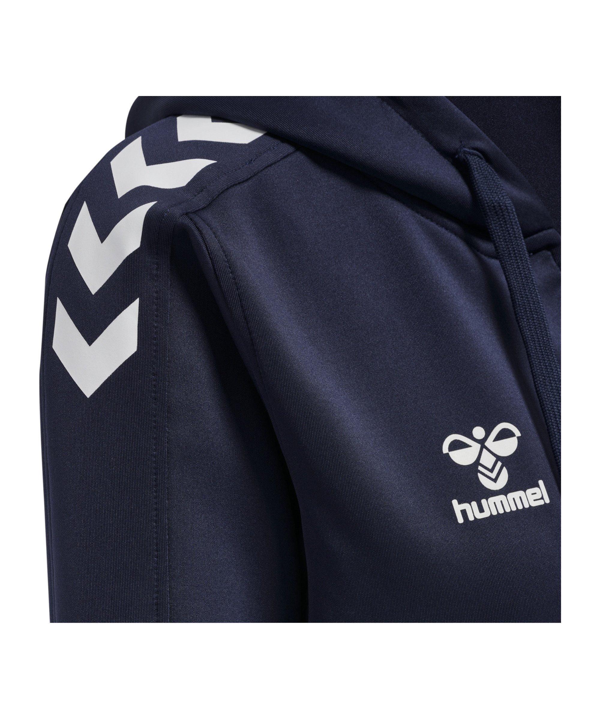 hummel Trainingsjacke hmlCORE Damen XK Kapuzenjacke blauweiss