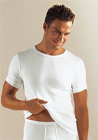 Clipper Unterziehshirt (3-St) schlichtes Basic für jeden Tag - in Feinripp, Unterziehshirt, T-Shirt – Bild 2 von 5