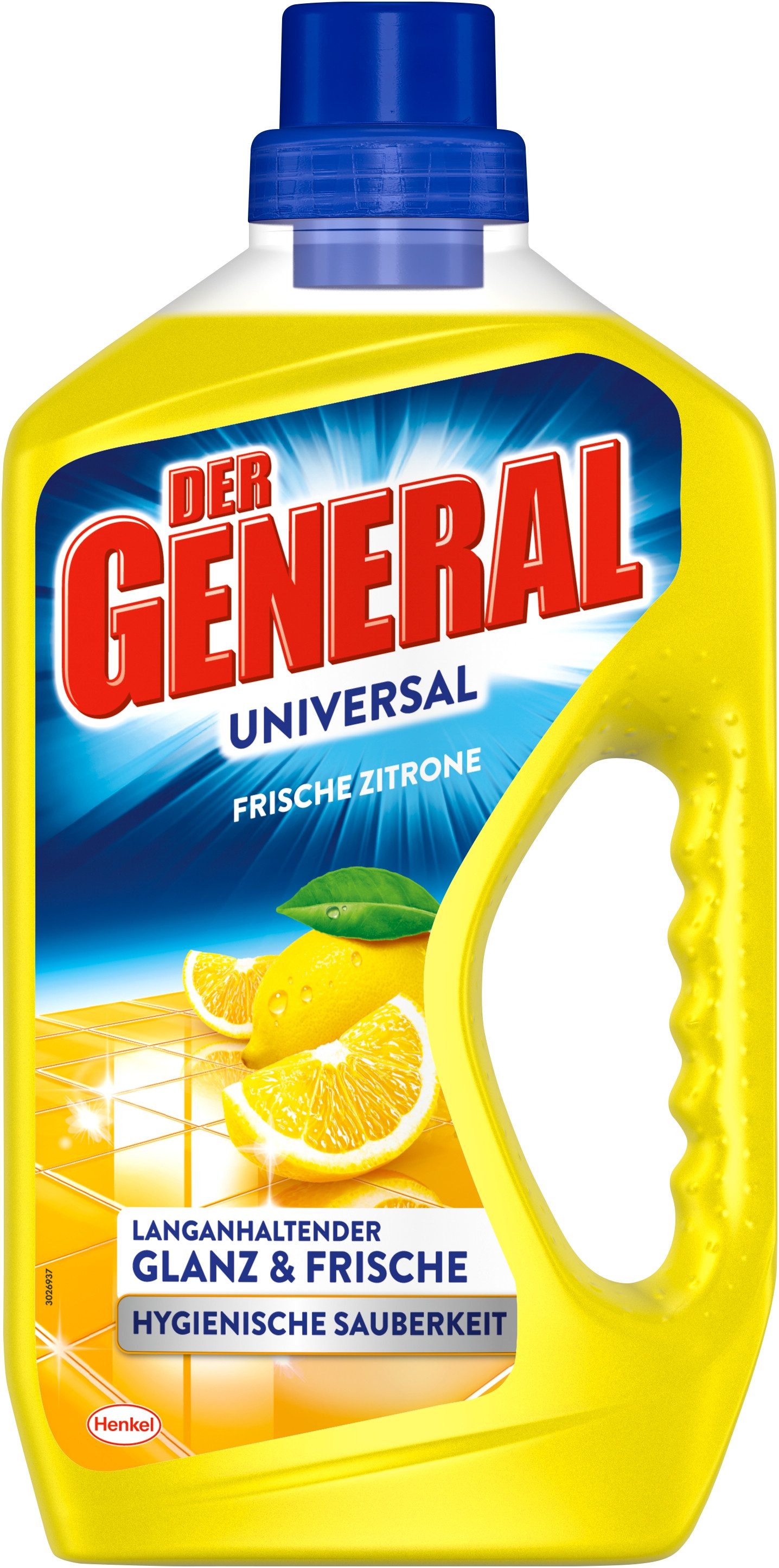 Der General DER GENERAL Allzweckreiniger Frische Zitrone 750ml Allzweckreiniger