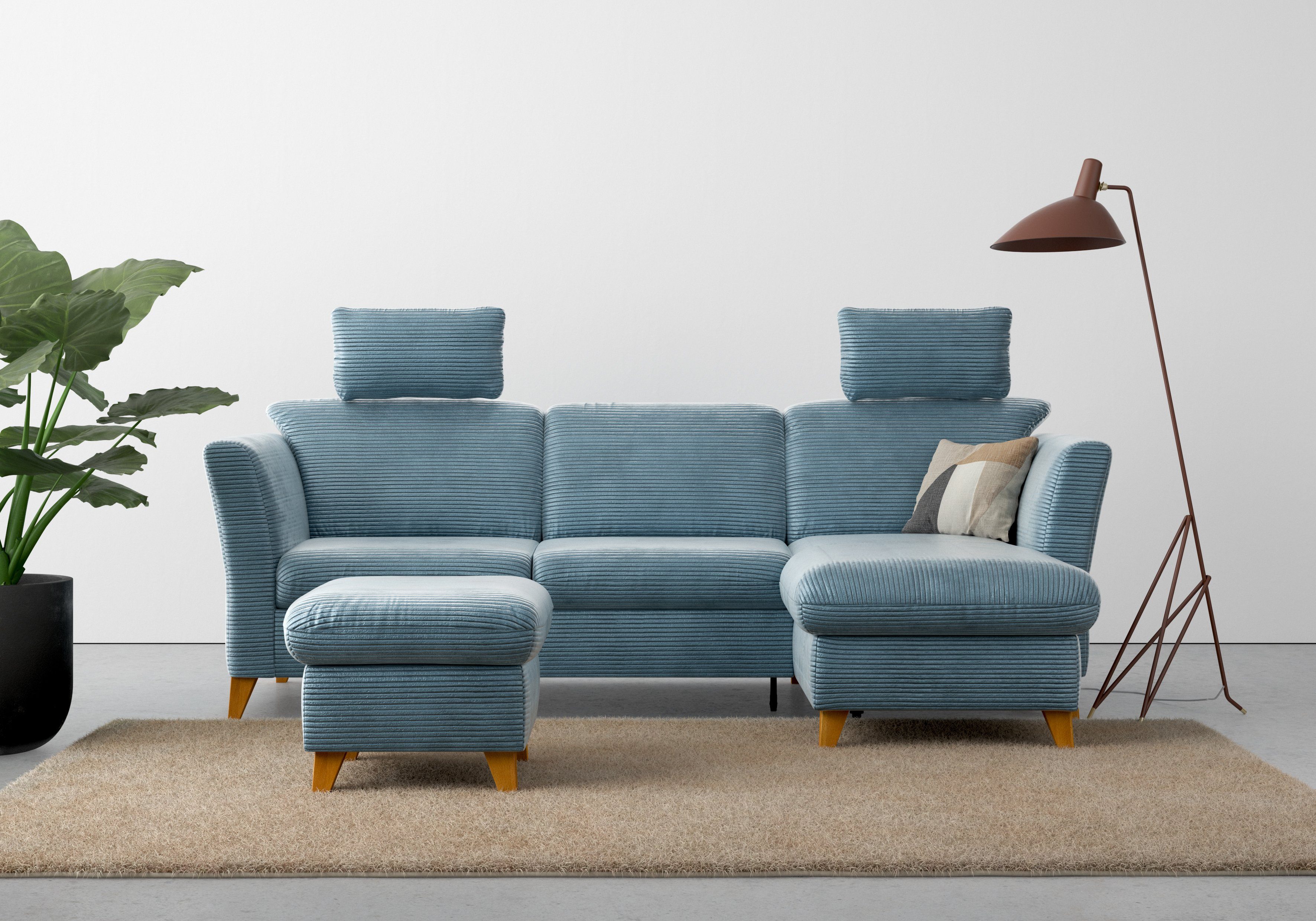 Home affaire Ecksofa Trelleborg L-Form, wahlweise günstig online kaufen