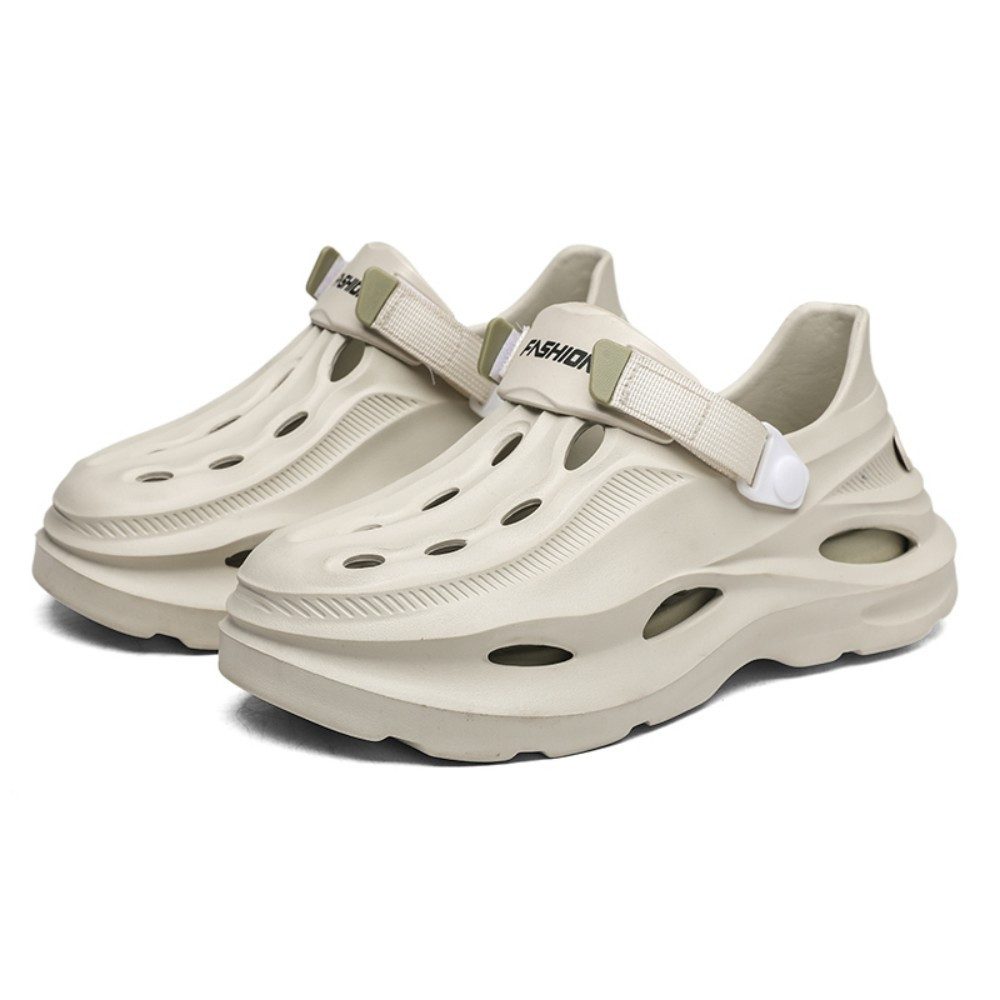 HUSK'SWARE Atmungsaktive Freizeitschuhe Clog (Verstellbarer Fersenriemen, Leicht & bequem) Weiches & flexibles EVA-Material Rutschfeste Sohle