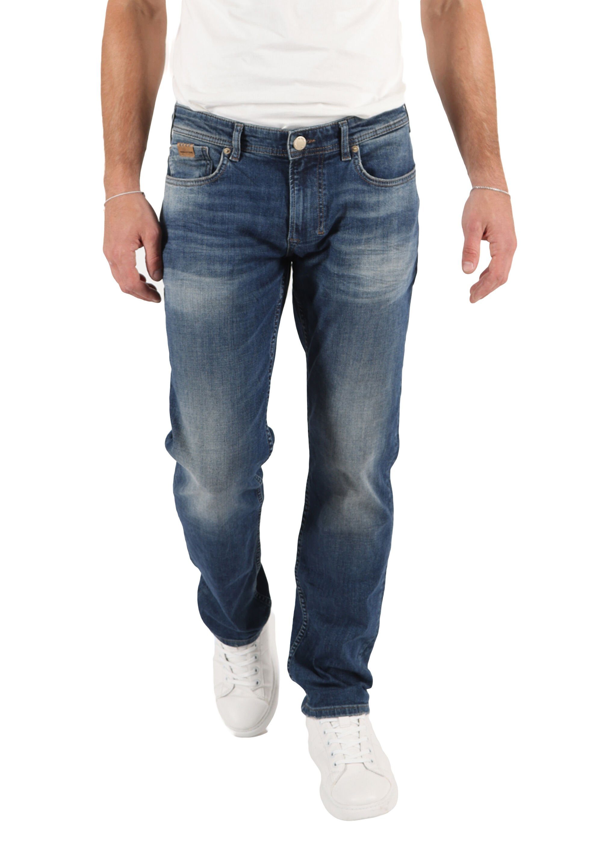 Miracle of Denim Rent Thomas Relax-fit-Jeans Five-Pocket-Design Blue im