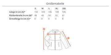 Ital-Design Steppweste Damen Freizeit Kapuze Gefüttert Winterjacke in Creme