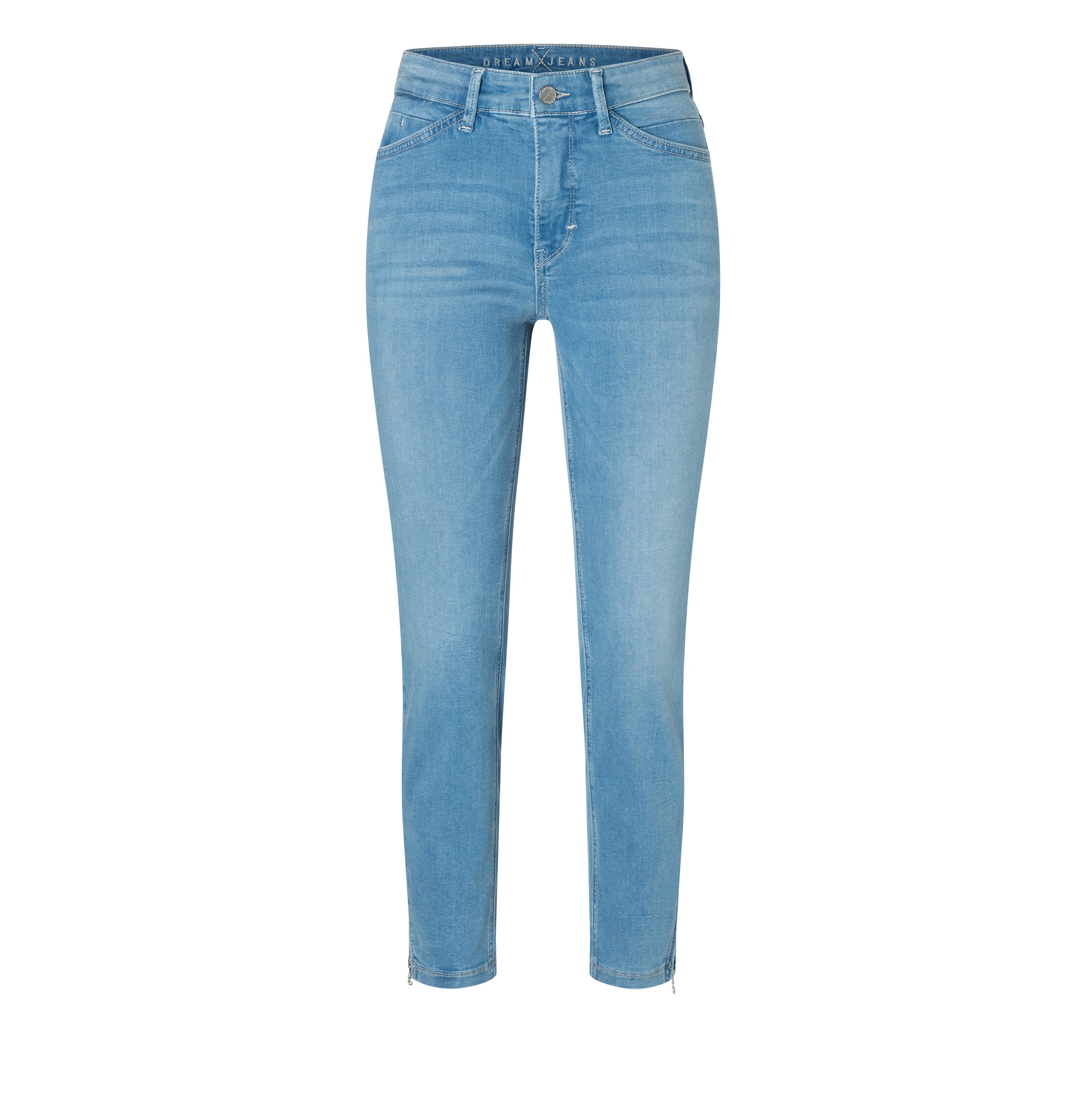 Stretch-Jeans MAC DREAM CHIC classy grey blue wash 5471-90-0355L D451