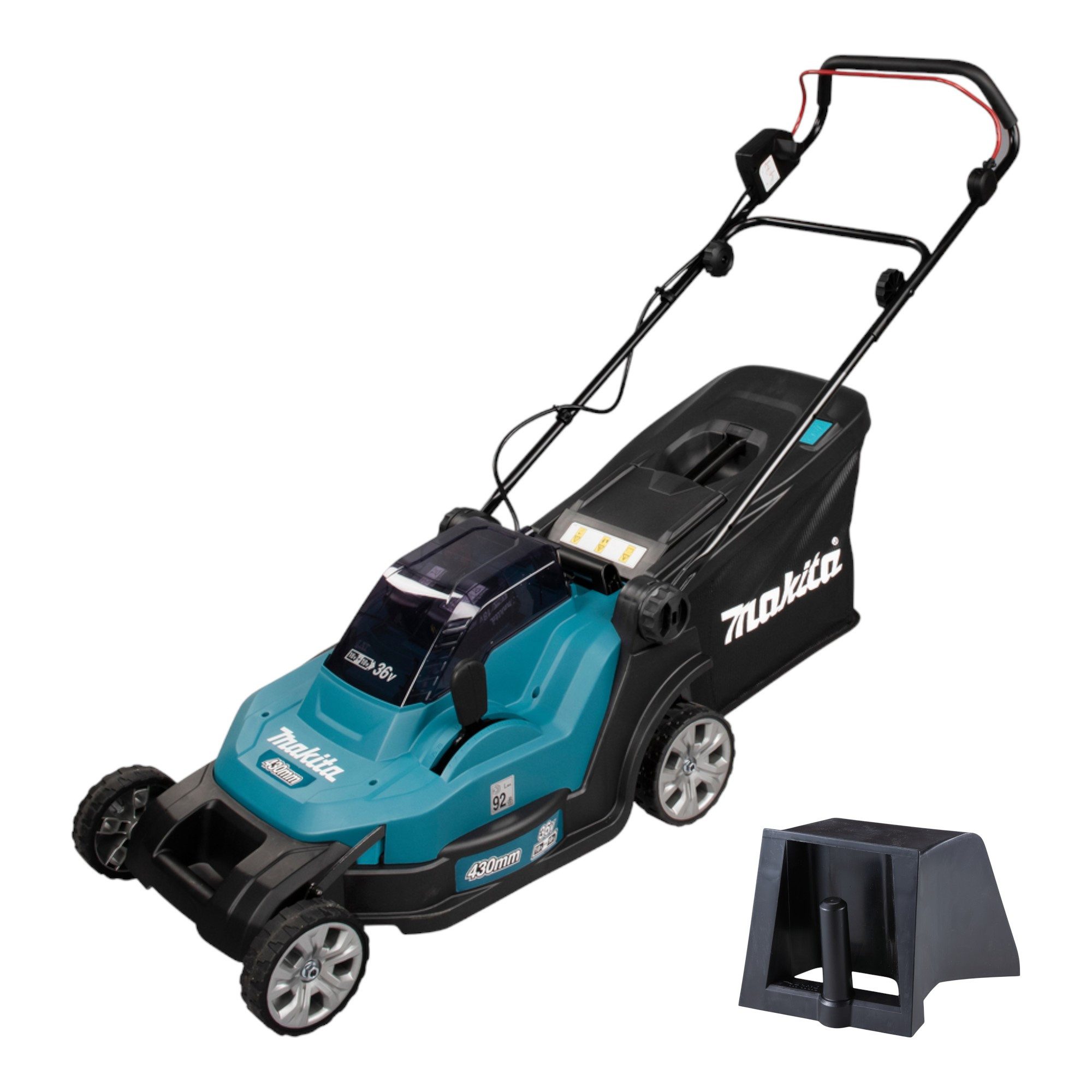 Akkurasenmäher DLM 432 Z 36 V (2x 18 V) 43 cm Brushless + Mulchkeil - ohne Akku