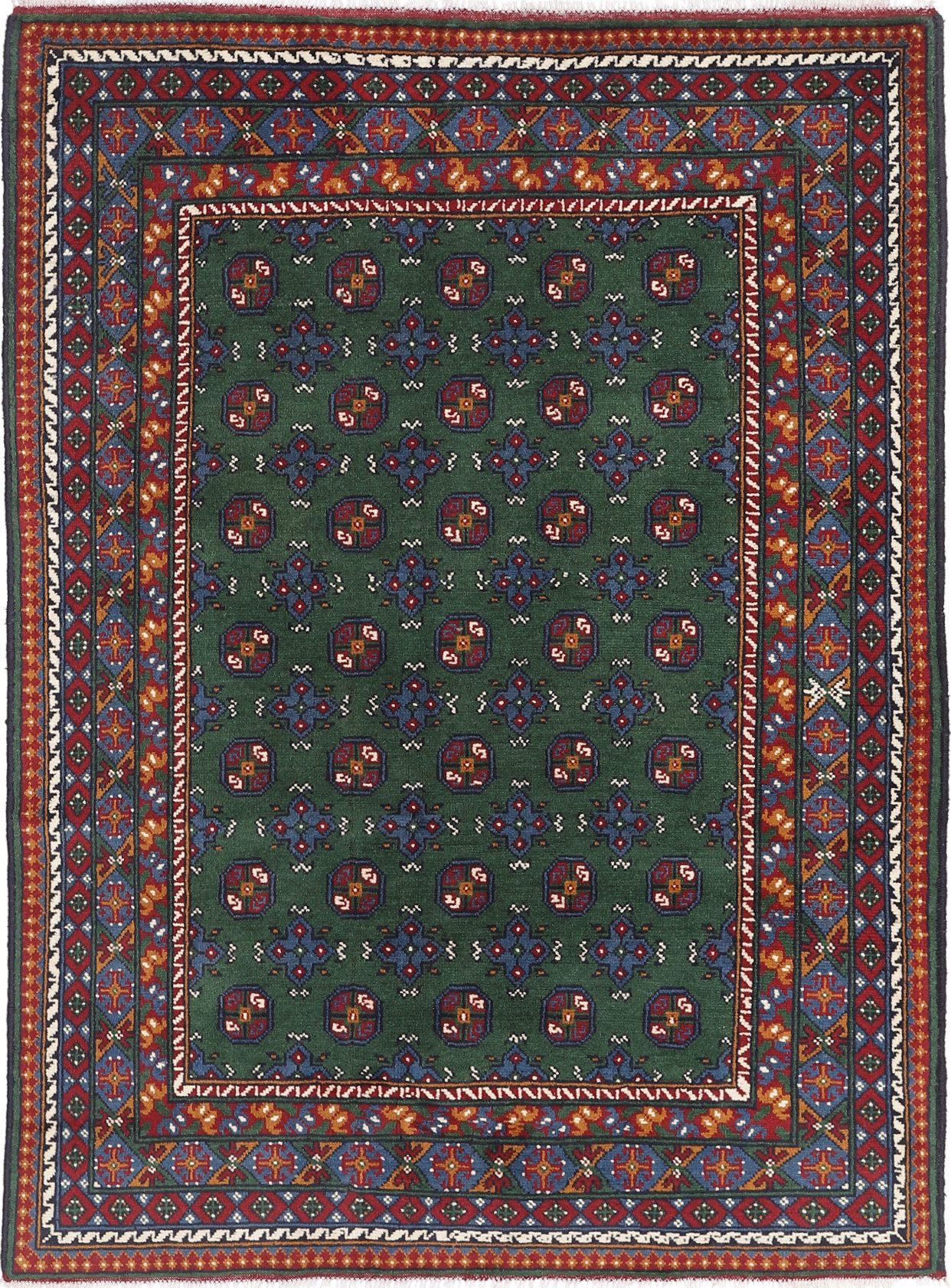 Carpet Avenue Teppich Afghan Baghlan 197x145, Rechteck, Höhe: 8 mm
