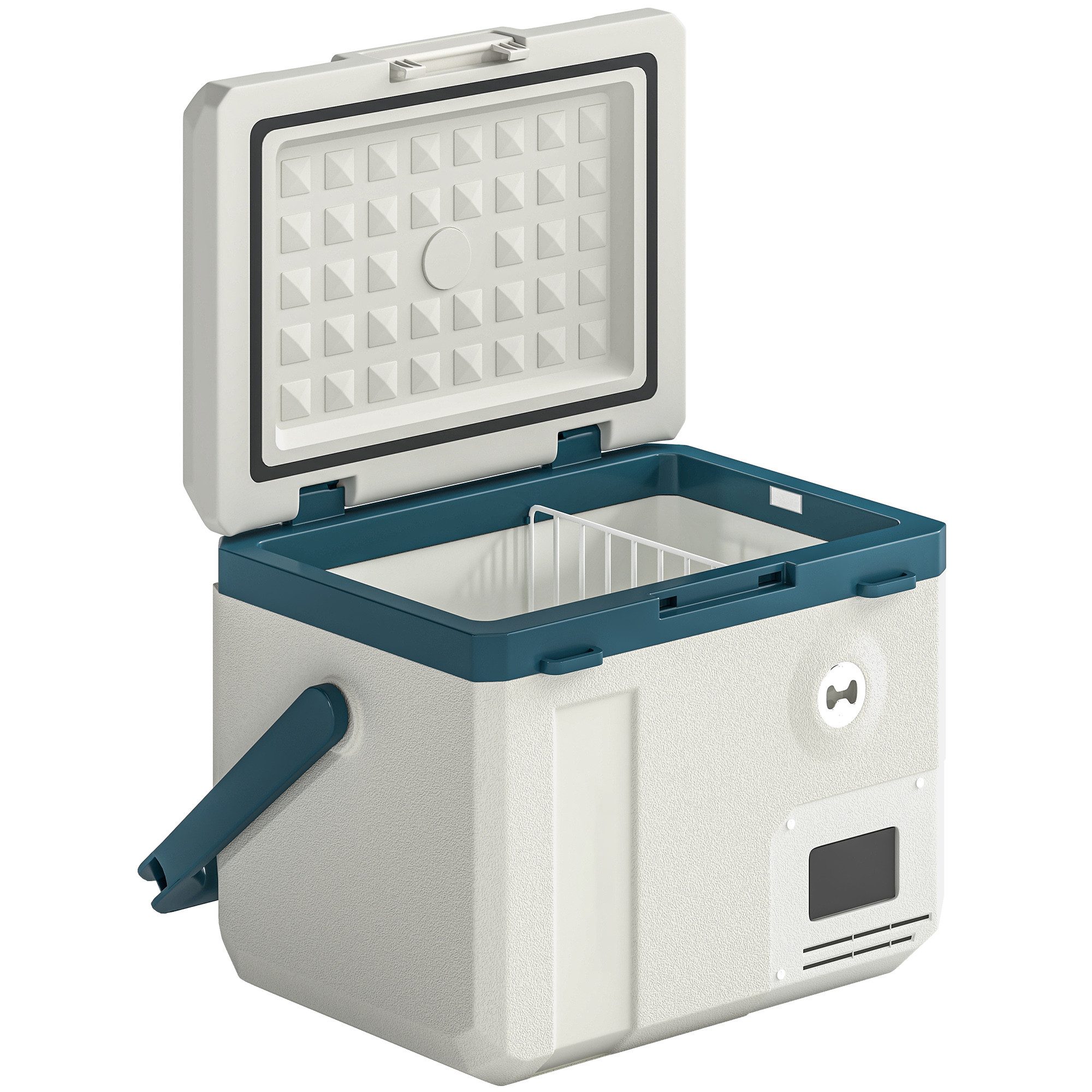 kowdom Kühlbox Kompressor-Kühlbox 19,2 L, -20°C, Bluetooth, 12V/230V, weiß, 19 l, 19,2 L, Kompressor, -20°C, Bluetooth App, 12V/230V