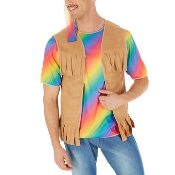 dressforfun Hippie-Kostüm Herrenkostüm Hippie Peace