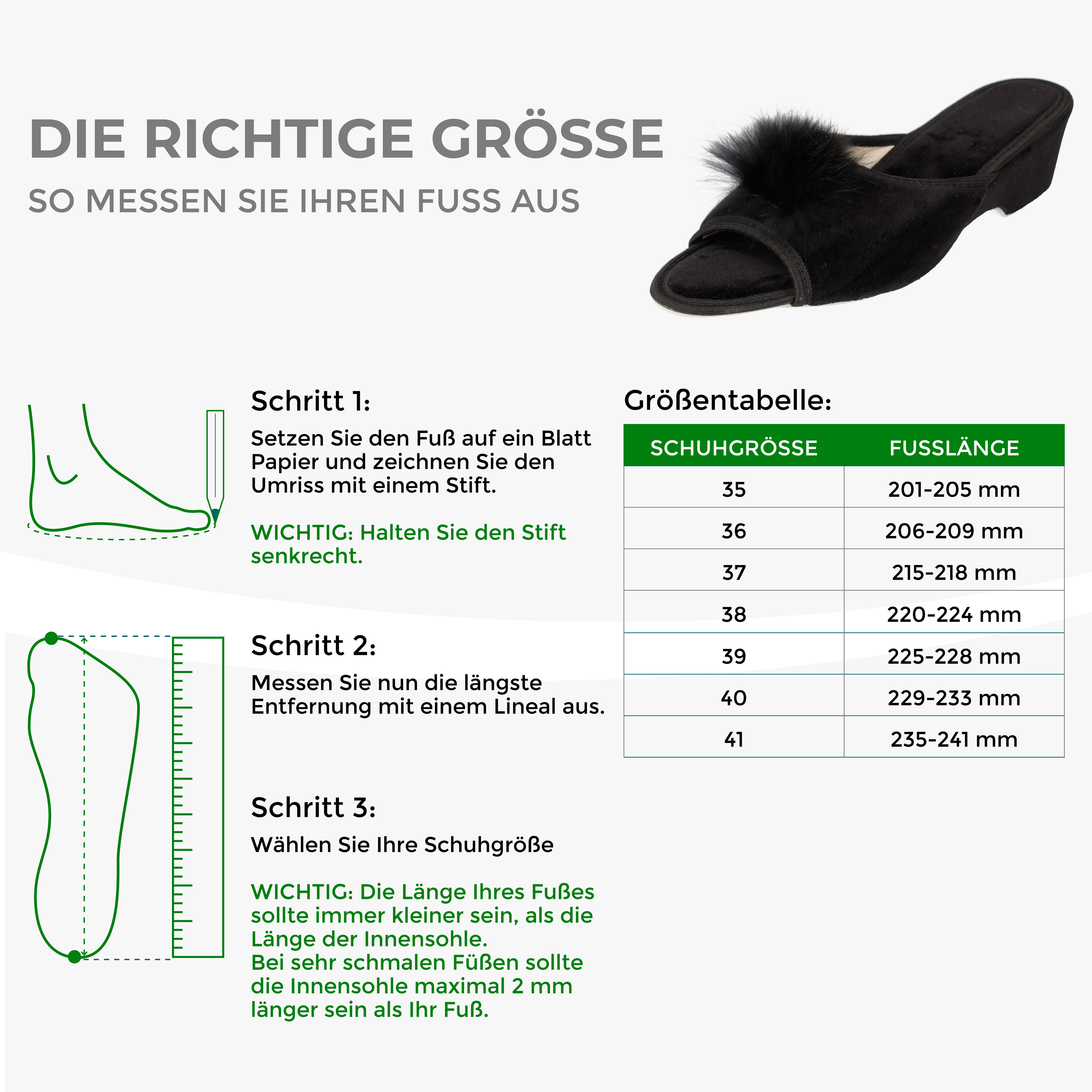 filsko Latina Elegante Samt Pantoffeln für Damen mit Puschel Hausschuh