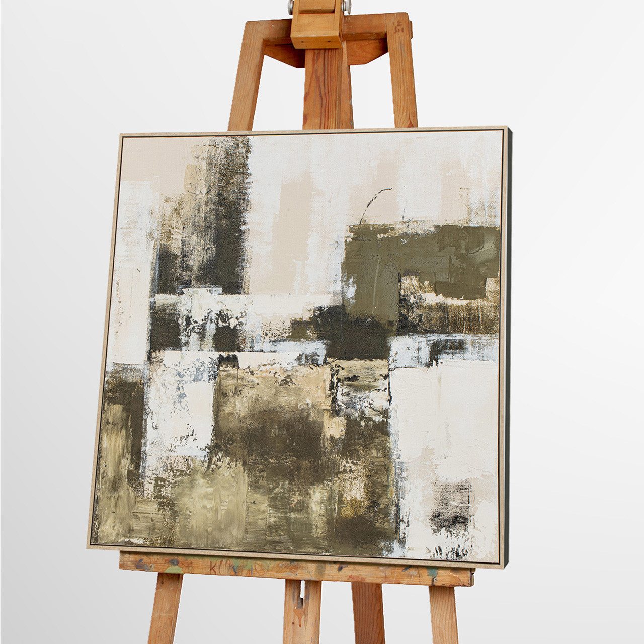 ArtUniverse Gemälde Leinwandbild Expressive Abstract 100 x 100 cm, Abstrakt