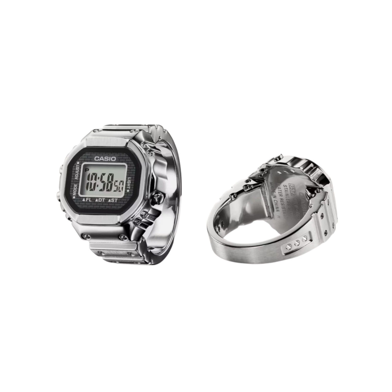 CASIO VINTAGE Fingerring Casio 50-jähriges Jubiläum Ringuhr CRW-001-1JR (1- günstig online kaufen