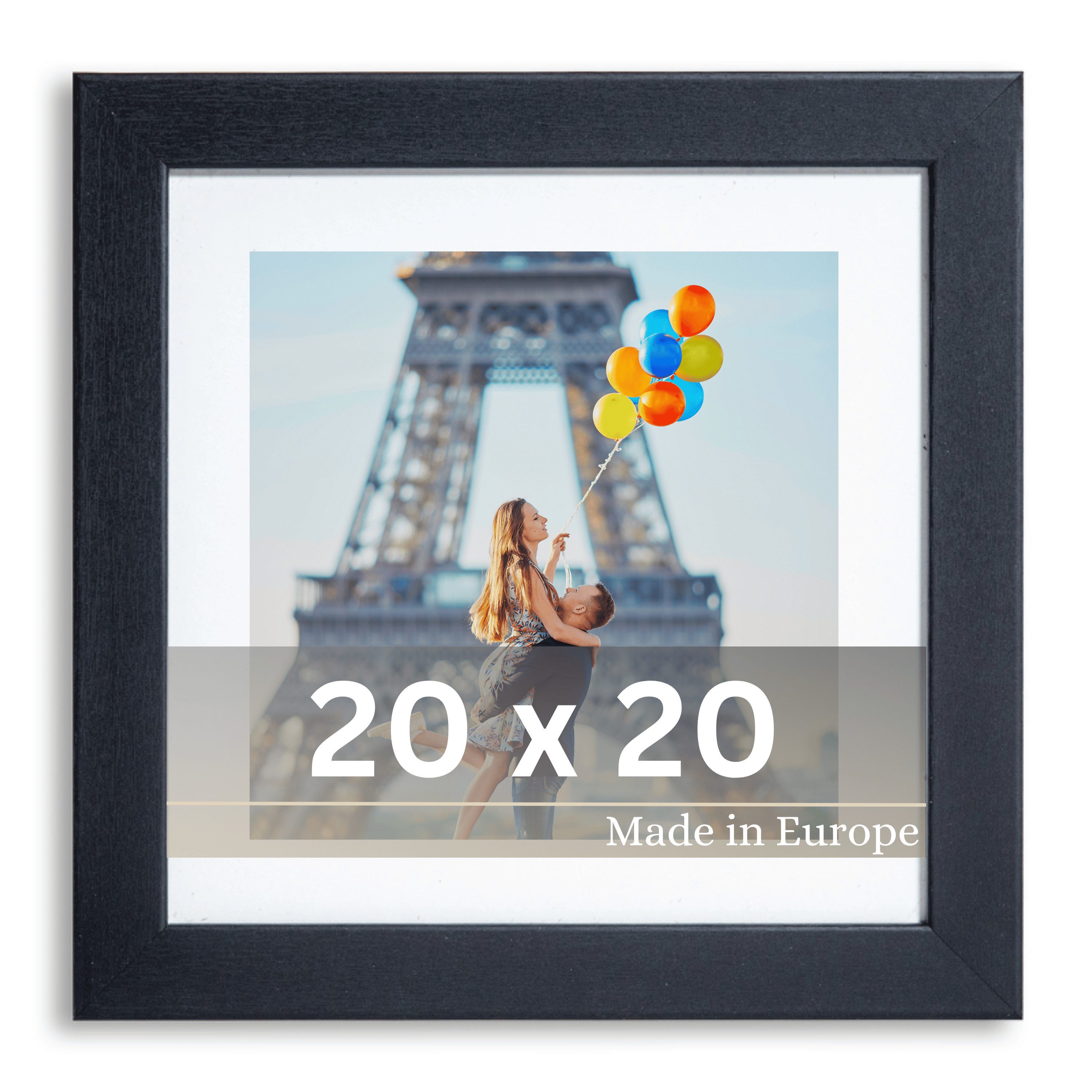 Victor (Zenith) Bilderrahmen Richter, Bilderrahmen Schwarz 20x20 cm mit 15x günstig online kaufen