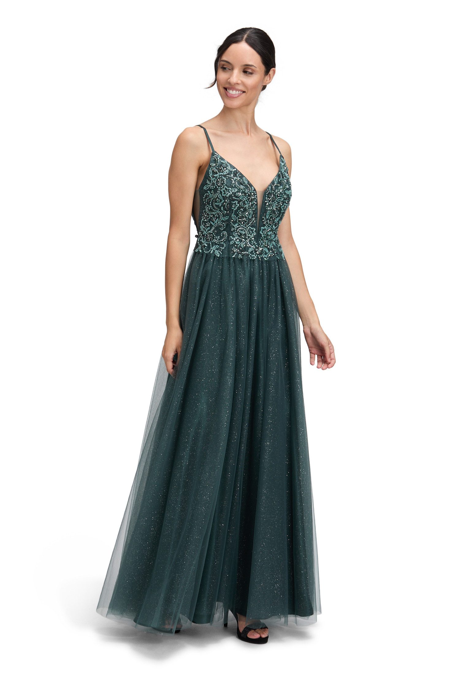 Vera Mont Abendkleid Damen Abendkleid mit Stickerei günstig online kaufen