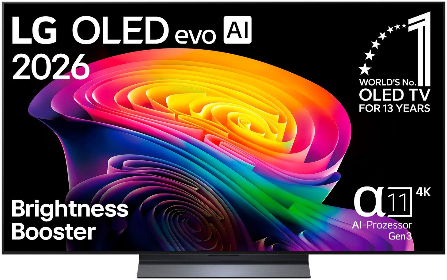 LG OLED55C68LA OLED-Fernseher (139 cm/55 Zoll, 4K Ultra HD, Smart-TV)