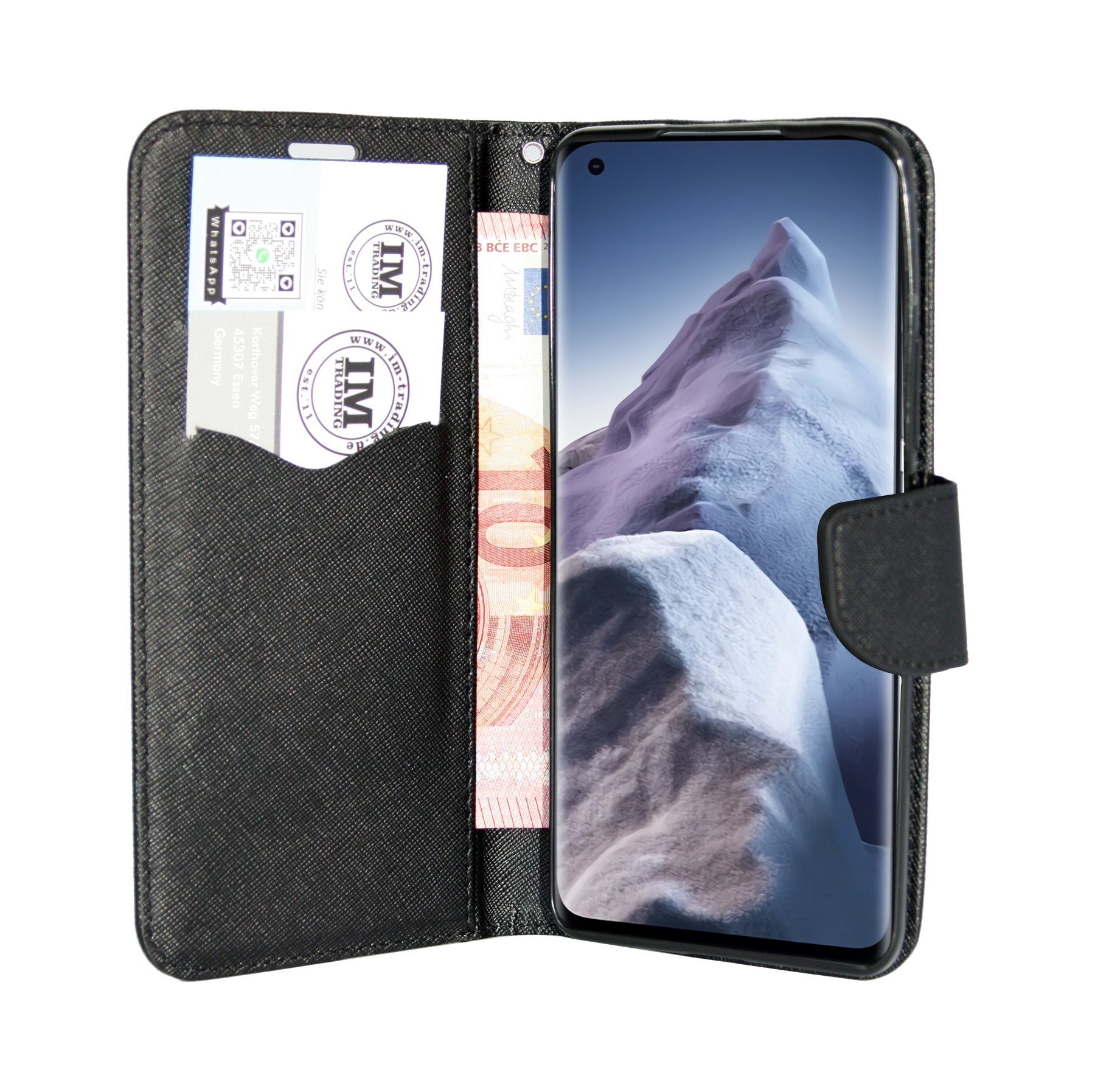 cofi1453 Handyhülle Buch Tasche "Fancy" XIAOMI MI 11 ULTRA, Kunstleder Schutzhülle Handy Wallet Case Cover mit Kartenfächern, Standfunktion