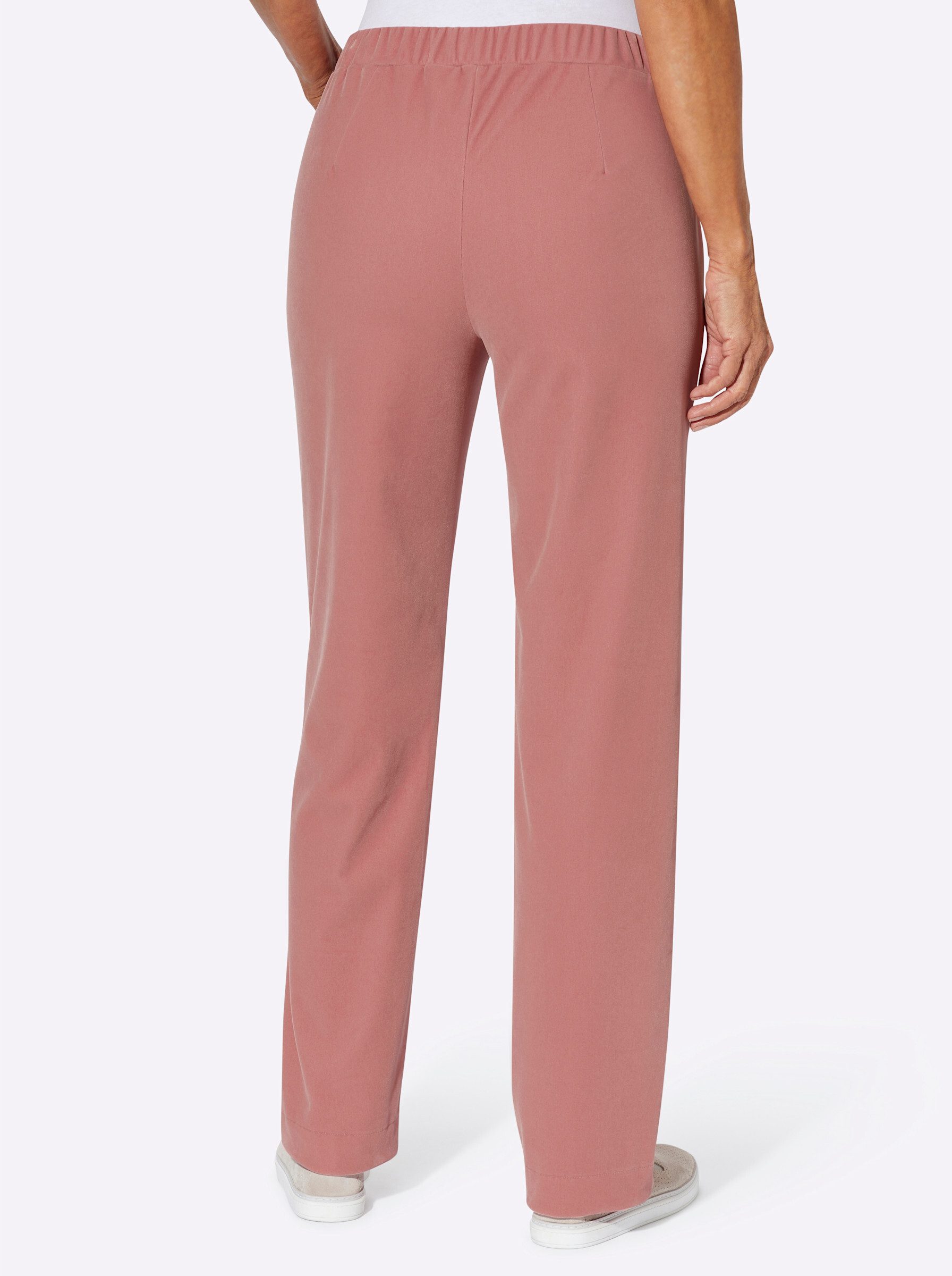 Sieh an! Jerseyhose Samt-Hose komfortabel