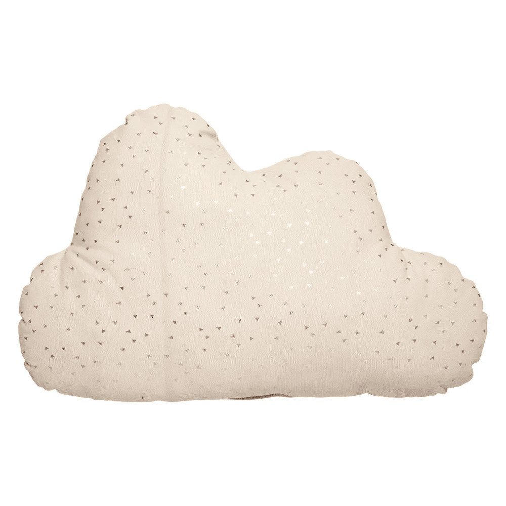 Home-trends24.de Dekokissen Kinderkissen Wolke Kissen mit Füllung Beige Blau Rosa Gelb, Mit Füllung