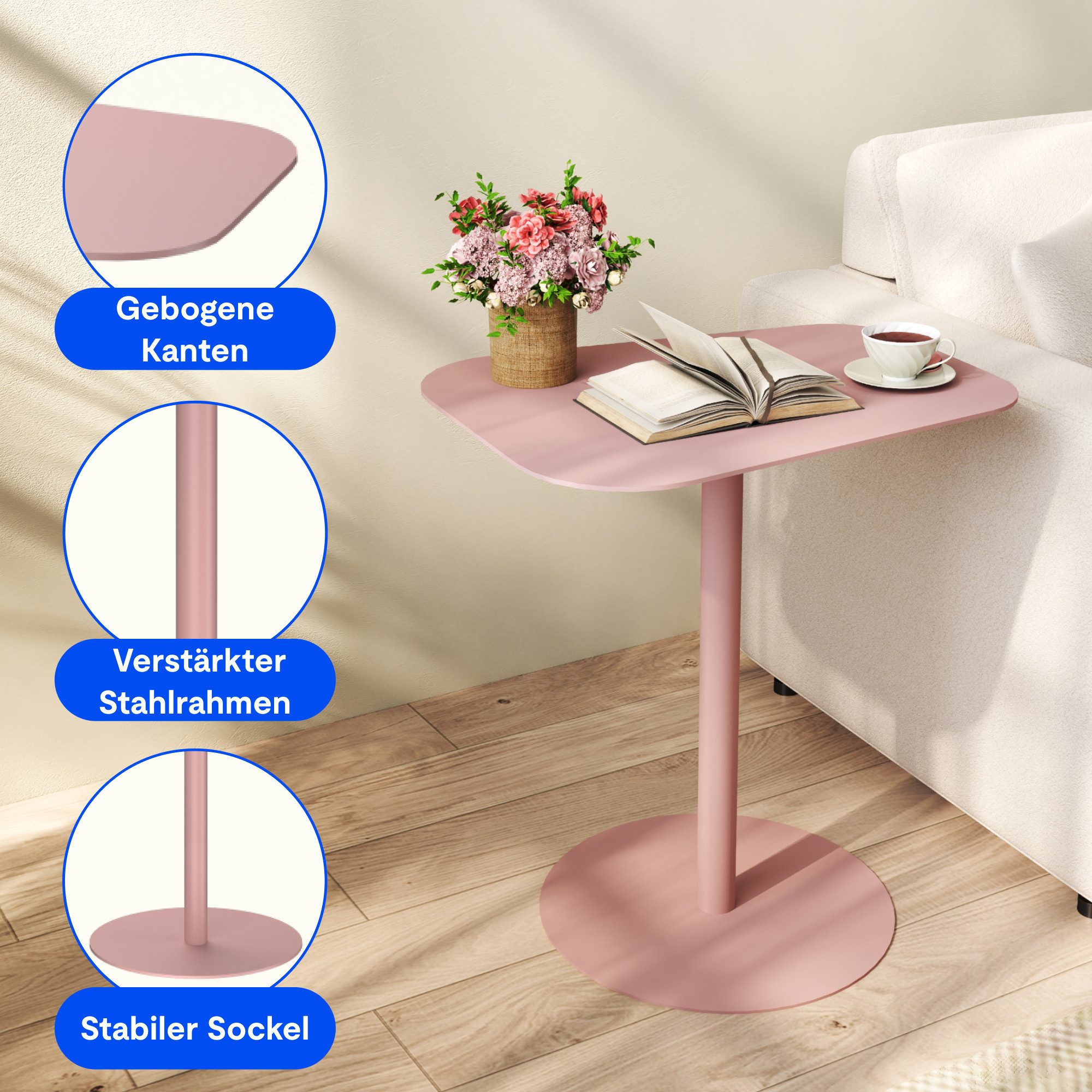 FLEXISPOT Ablagetisch Beistelltisch aus Stahl – Stabil & Farbvielfalt, Gart günstig online kaufen