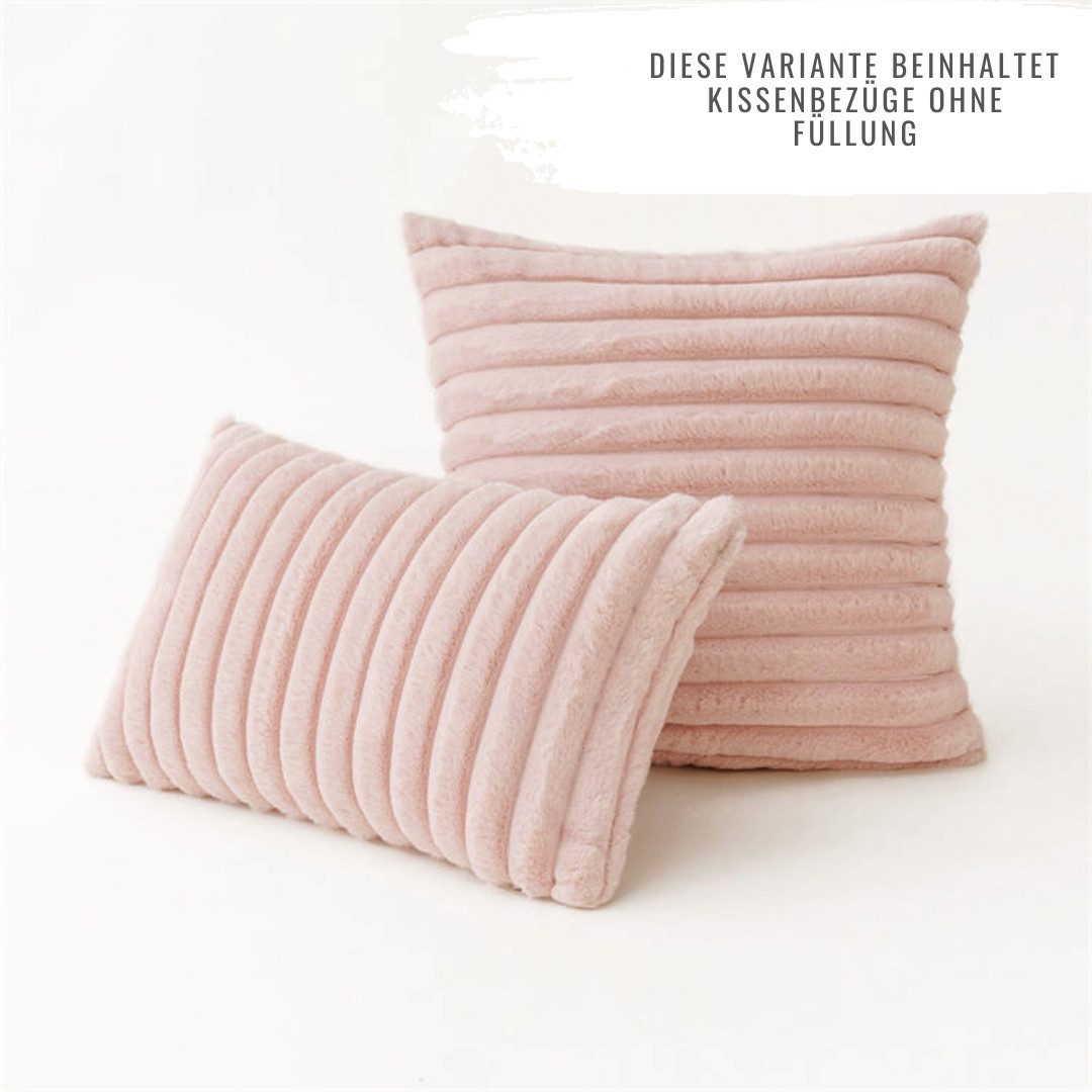 Interior by Hakito Sofakissen 2er Set Kissenbezug inklusive Füllkissen Kiss günstig online kaufen