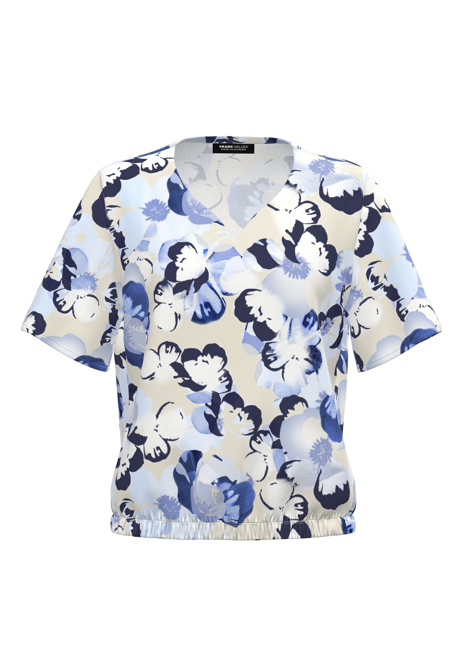 FRANK WALDER Kurzarmshirt mit schmeichelnder Silhouette günstig online kaufen