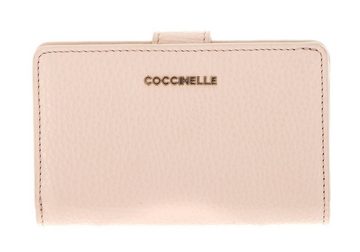 COCCINELLE Geldbörse Metallic Soft, aus echtem Rindsleder