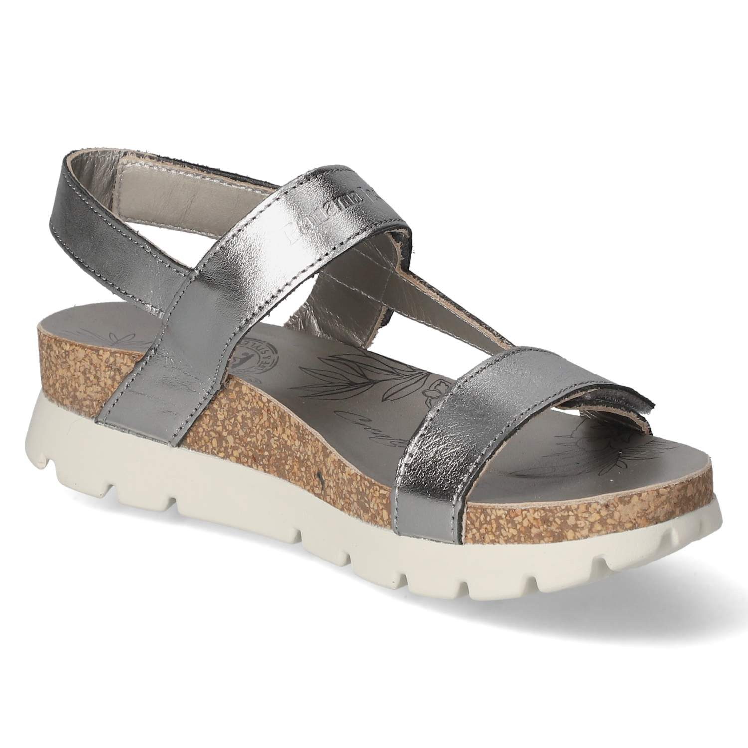 Panama Jack Panama Jack Selma Shine B4 Damen Glattleder silver Sandalette