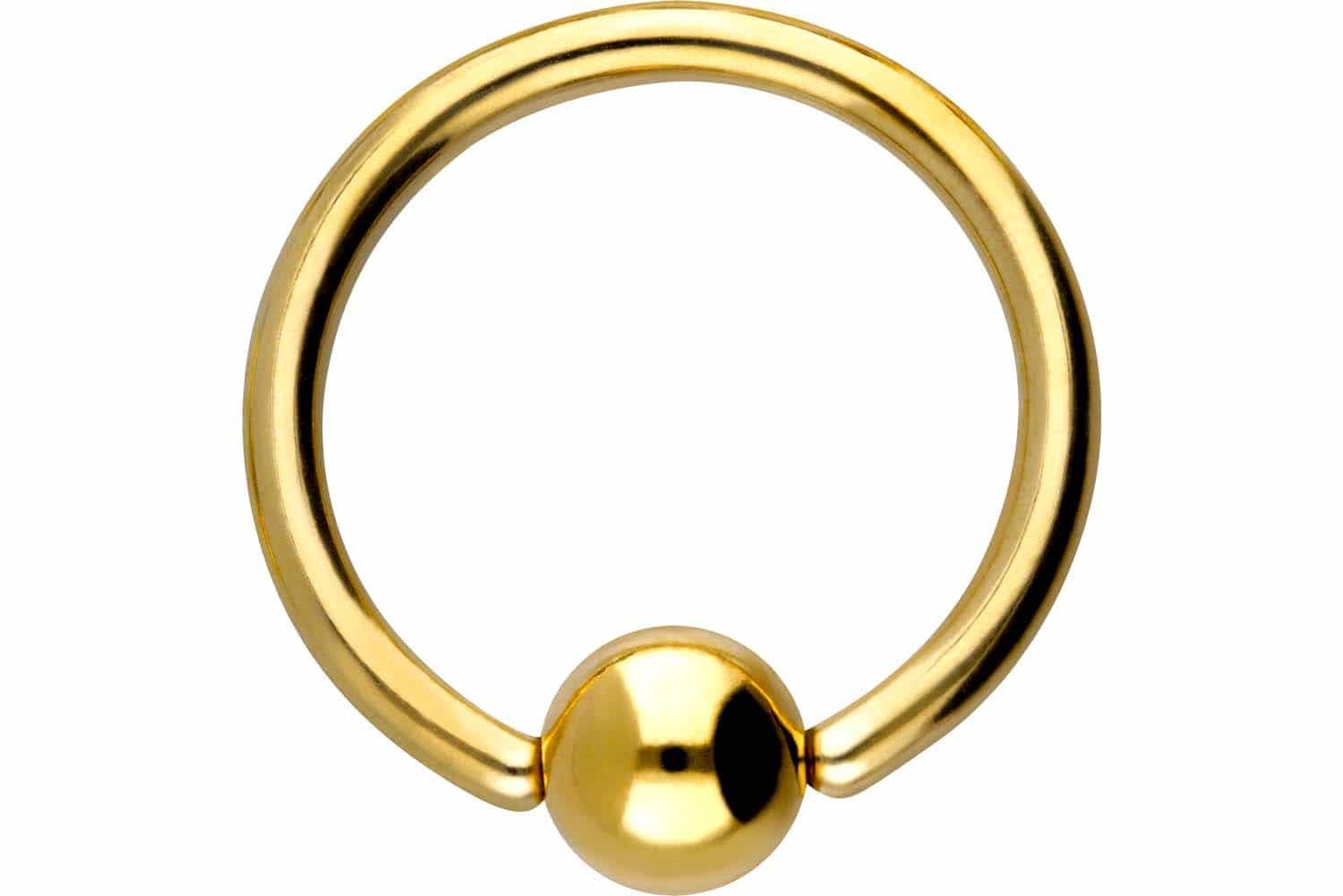 PIERCINGLINE Piercing-Set Chirurgenstahl Klemmkugelring (Klemm-Ringe / günstig online kaufen