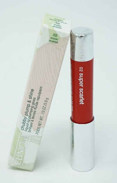 CLINIQUE Lipgloss Clinique Chubby Plum & Shine gloss Lipgloss 3,9g / 02 super scarlet