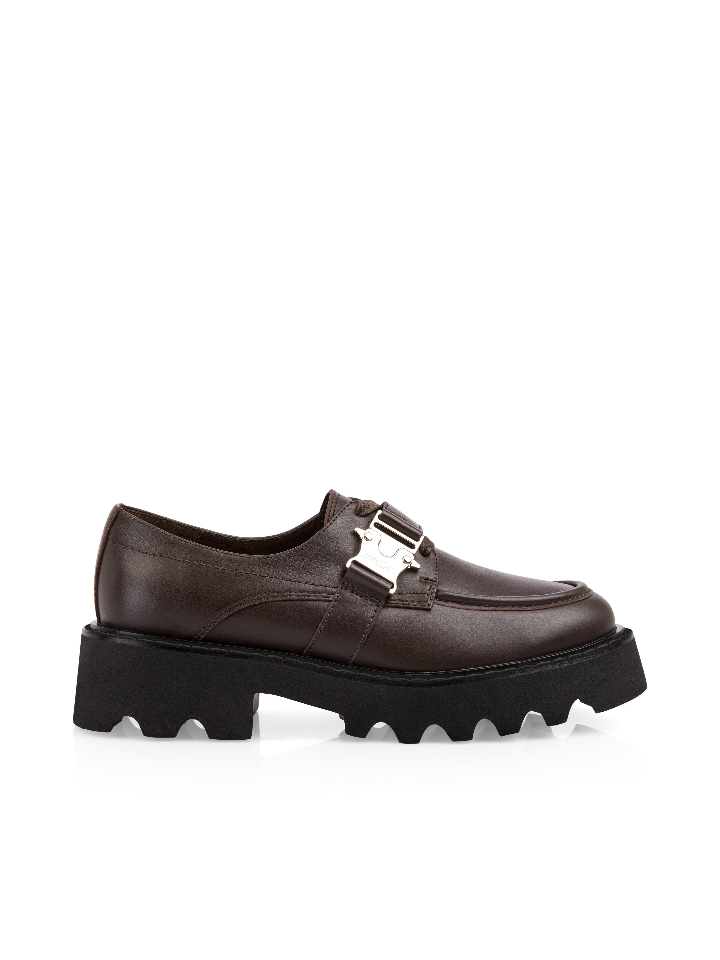 Marc Cain Slipper Blockabsatz, Loafer mit edler Zierschnalle