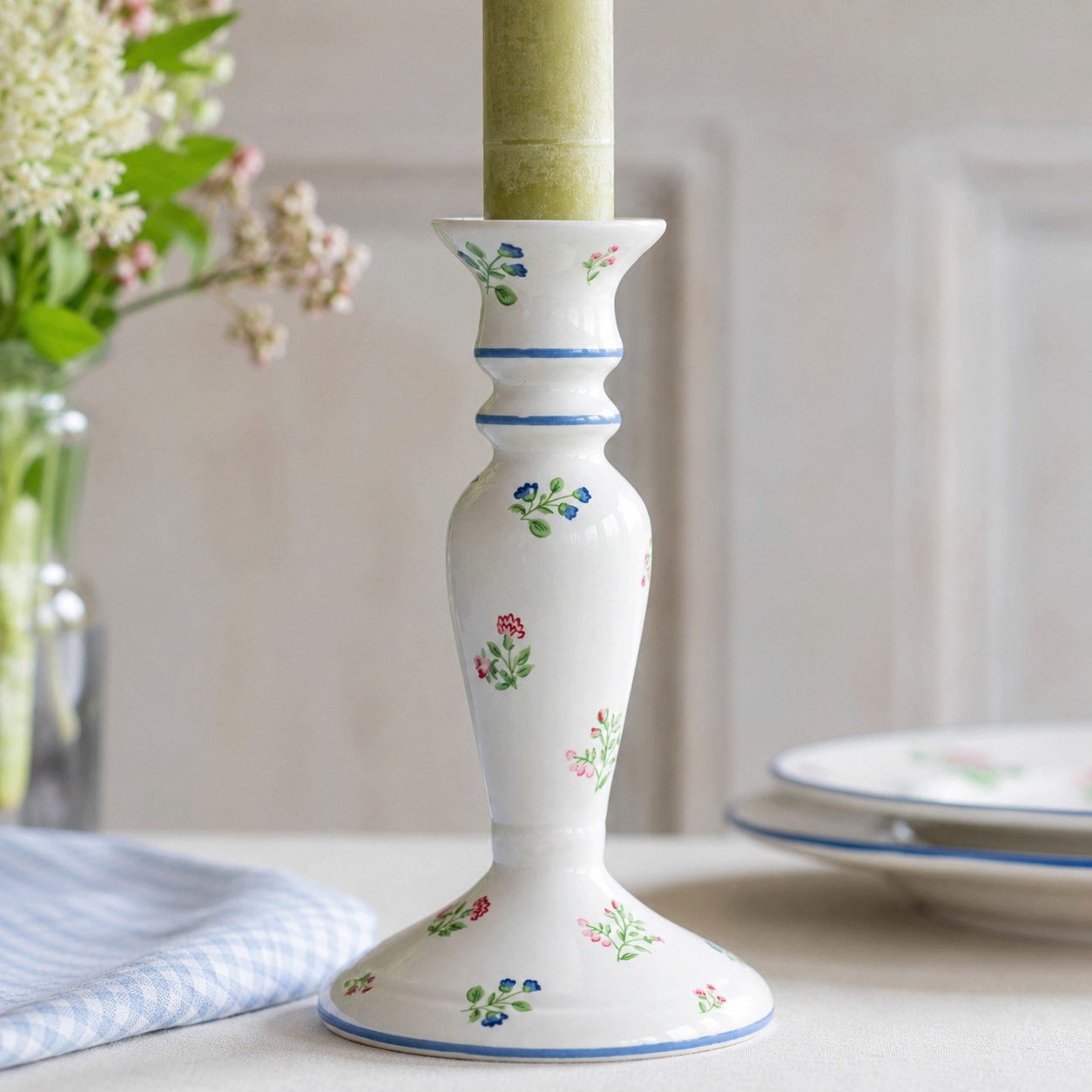 Greengate Kerzenständer GreenGate Kerzenständer Hannah Weiß