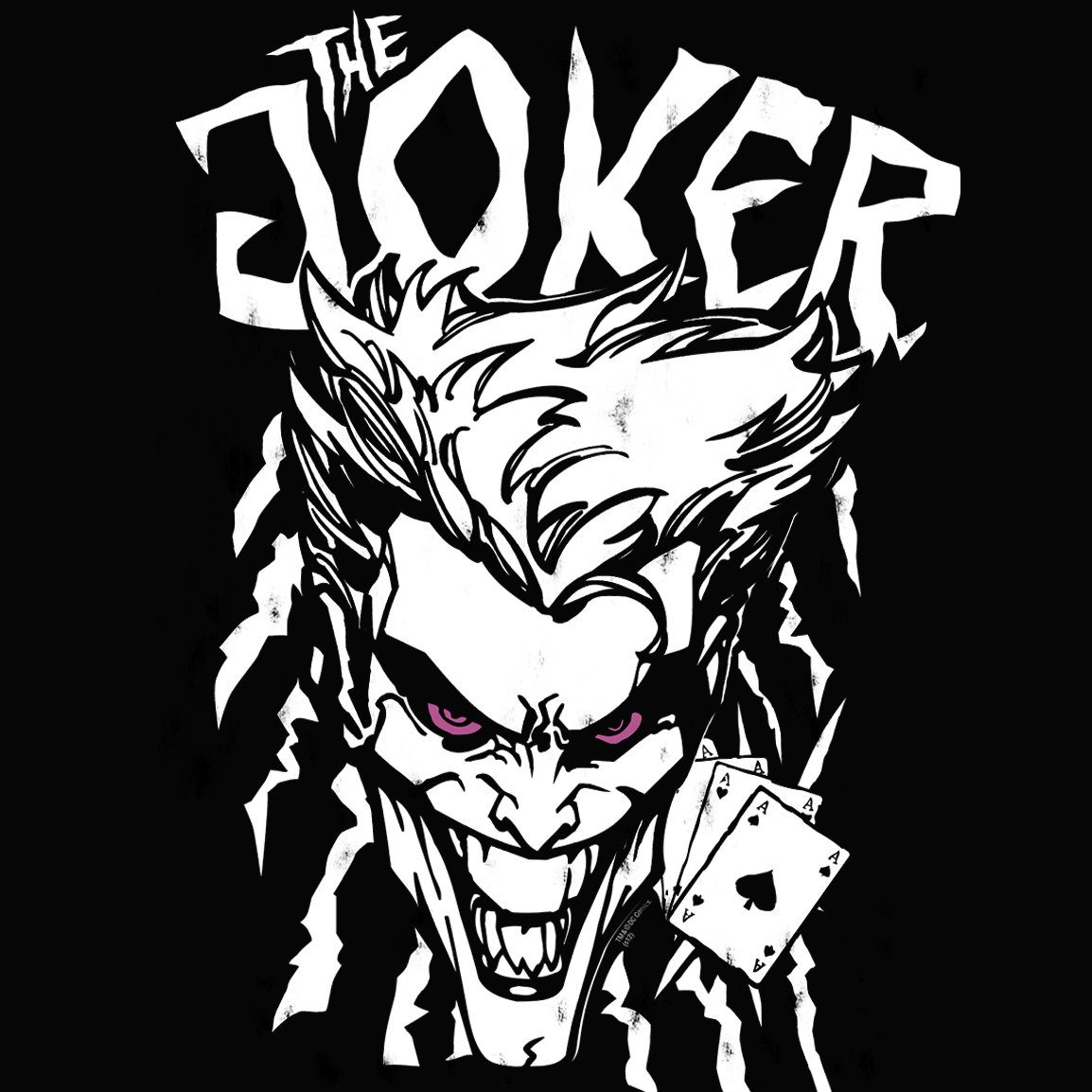 The Batman T-Shirt - LOGOSHIRT Frontprint mit coolem Joker DC